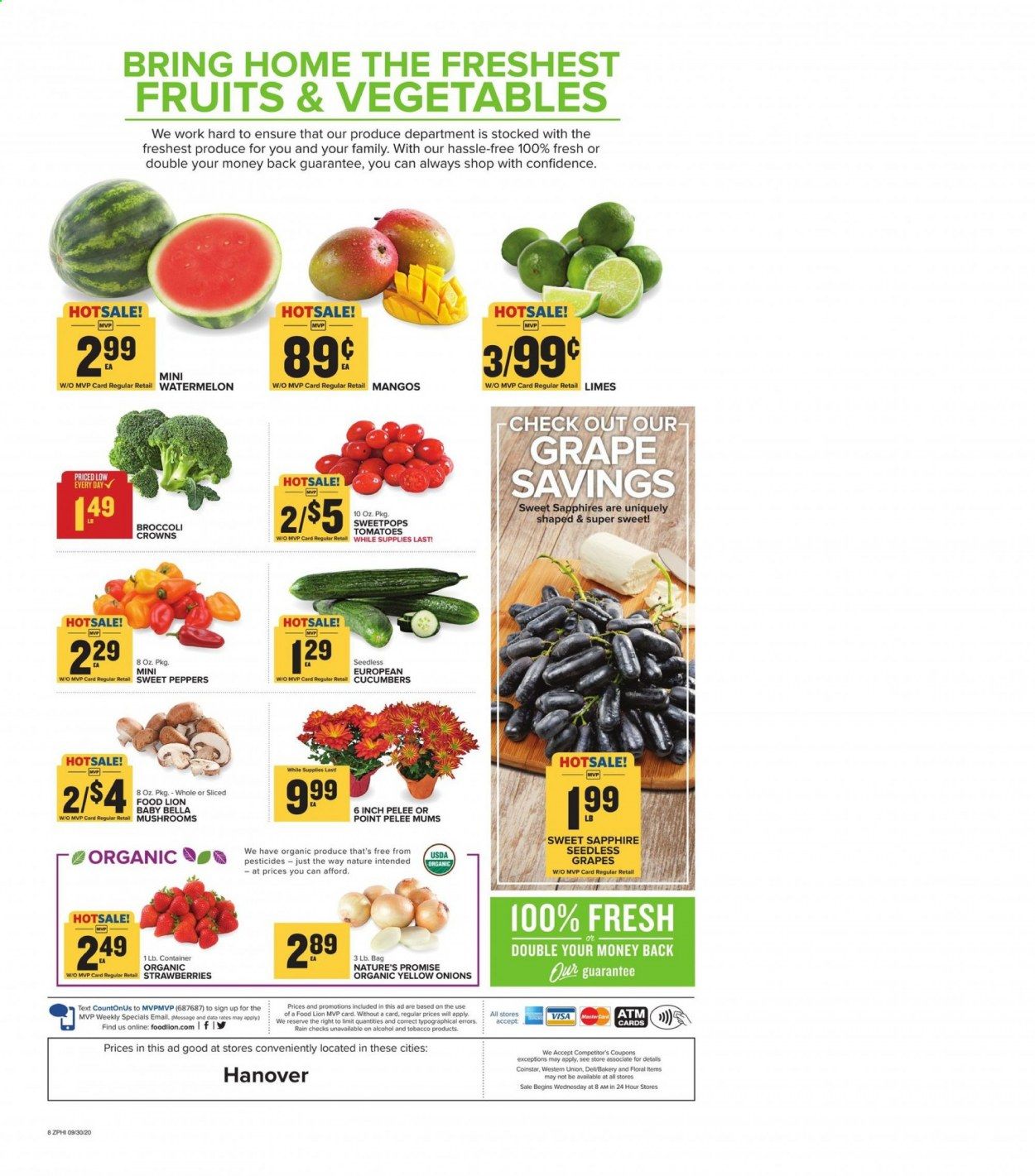 Food Lion (PA) Weekly Ad Flyer September 30 to October 6