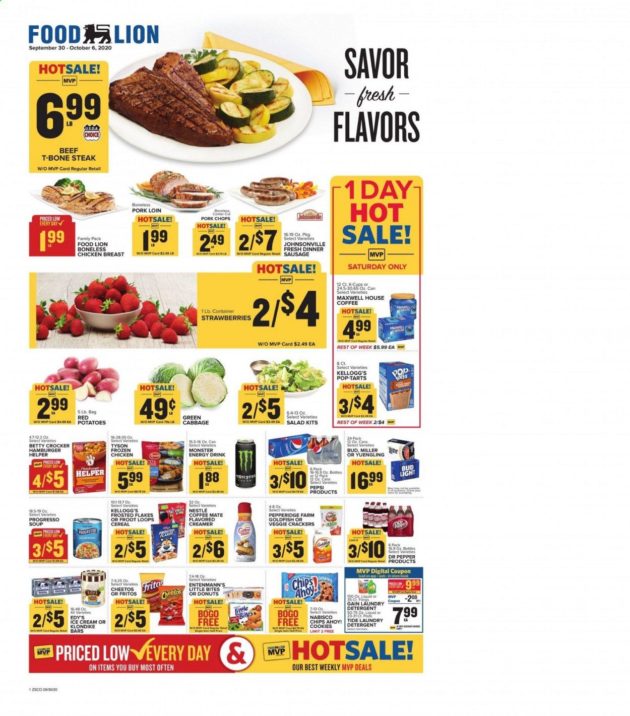Food Lion (SC) Weekly Ad Flyer September 30 to October 6