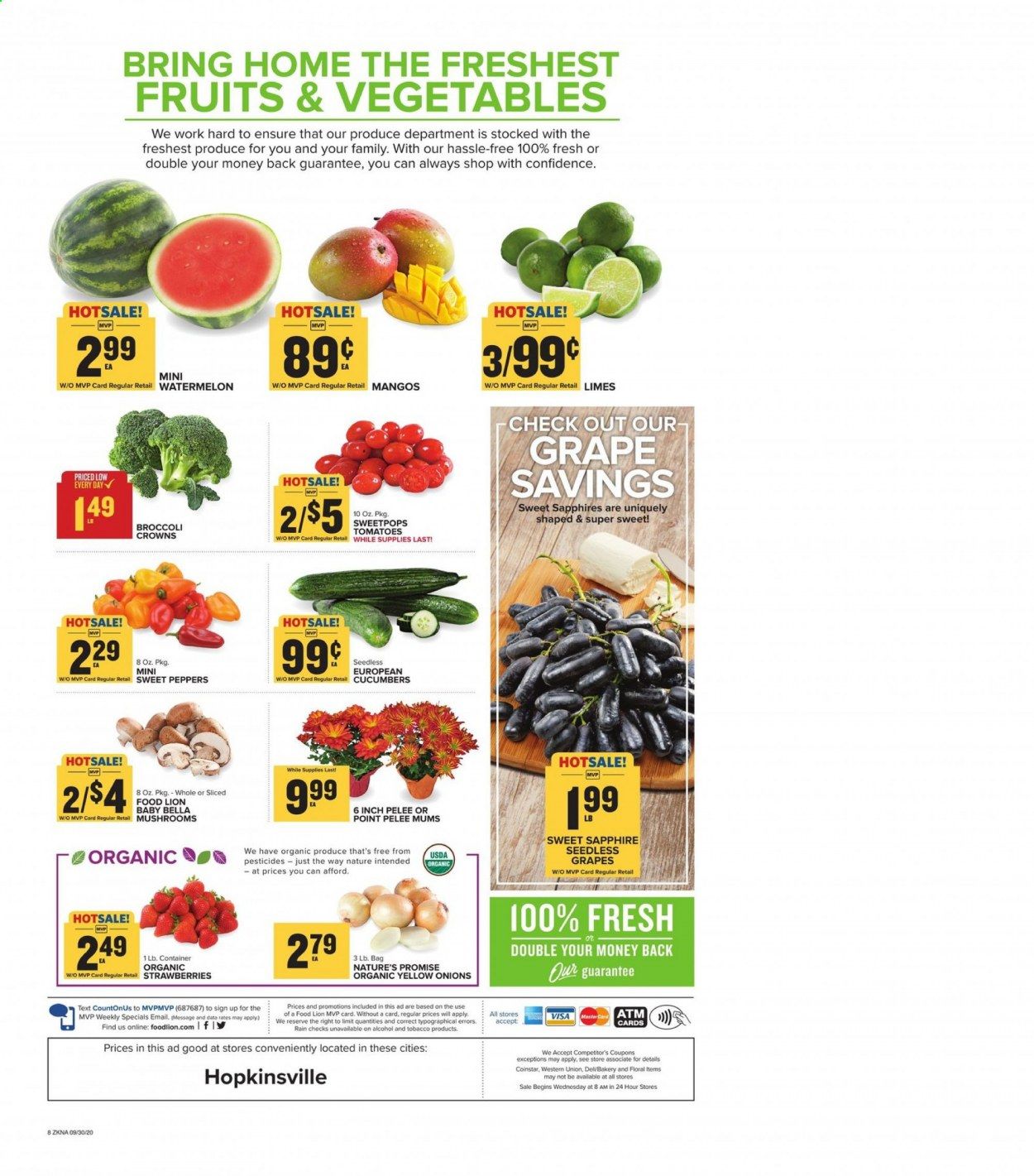 Food Lion (KY) Weekly Ad Flyer September 30 to October 6