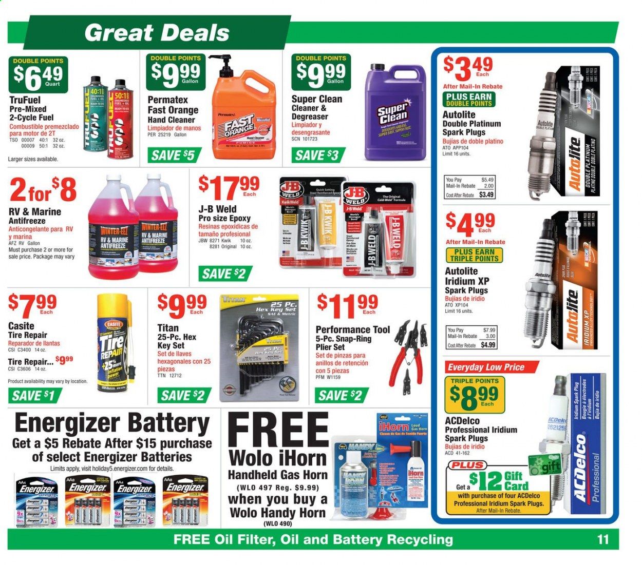 O'Reilly Auto Parts Weekly Ad Flyer September 30 to October 27