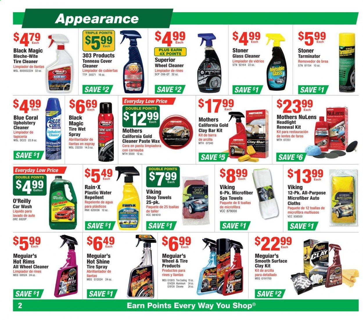 O'Reilly Auto Parts Weekly Ad Flyer September 30 to October 27