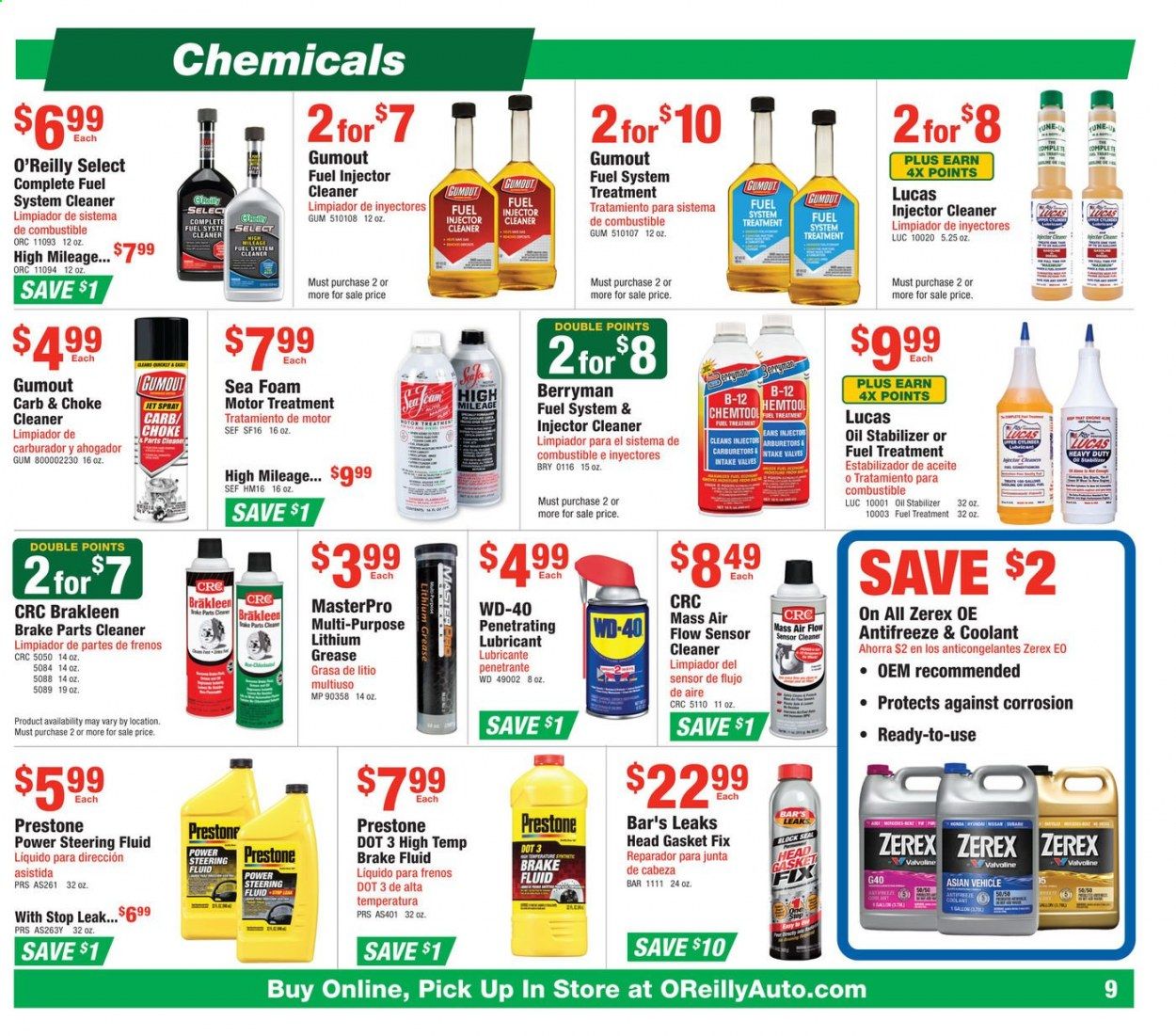 O'Reilly Auto Parts Weekly Ad Flyer September 30 to October 27