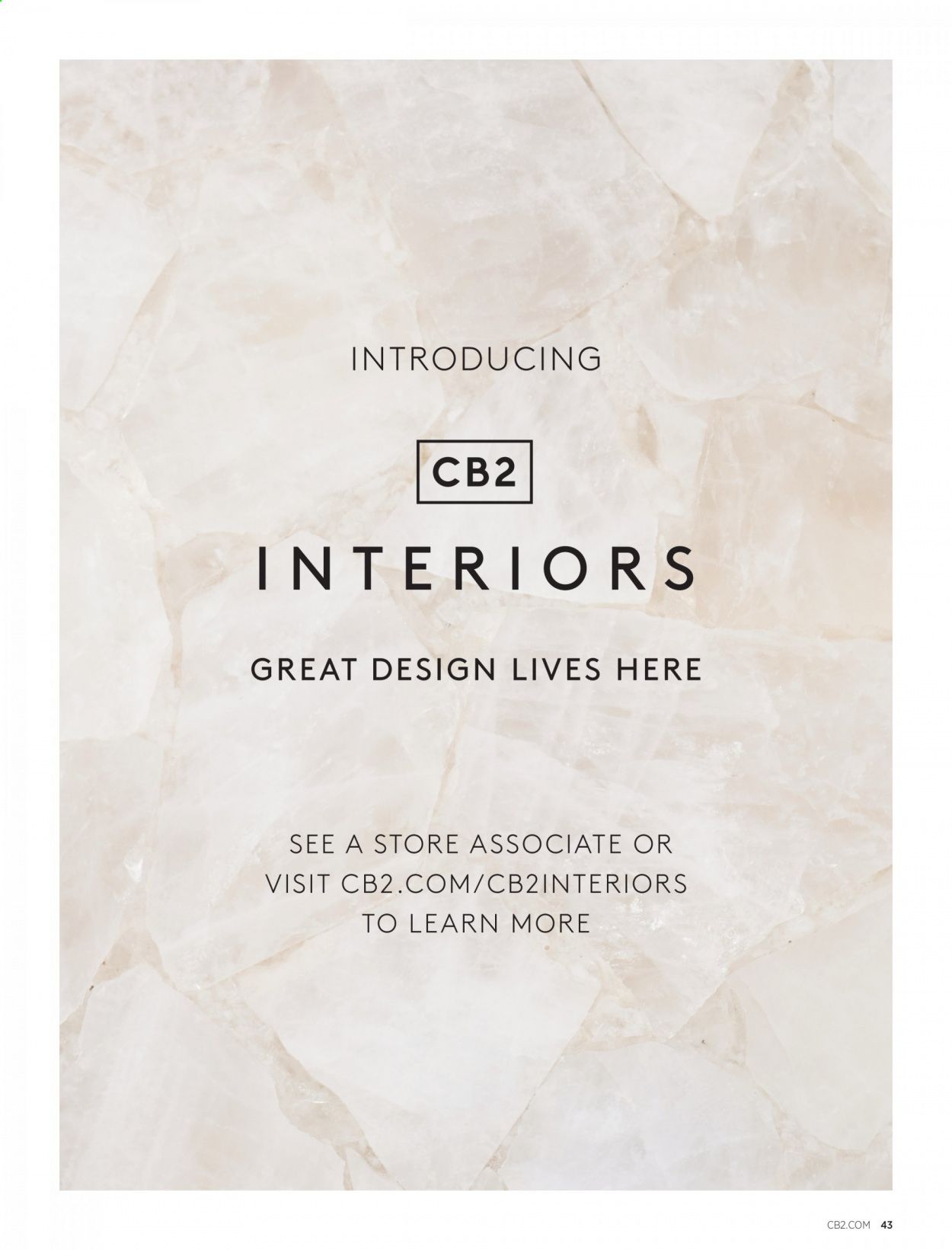 CB2 Weekly Ad Flyer October 1 to October 31