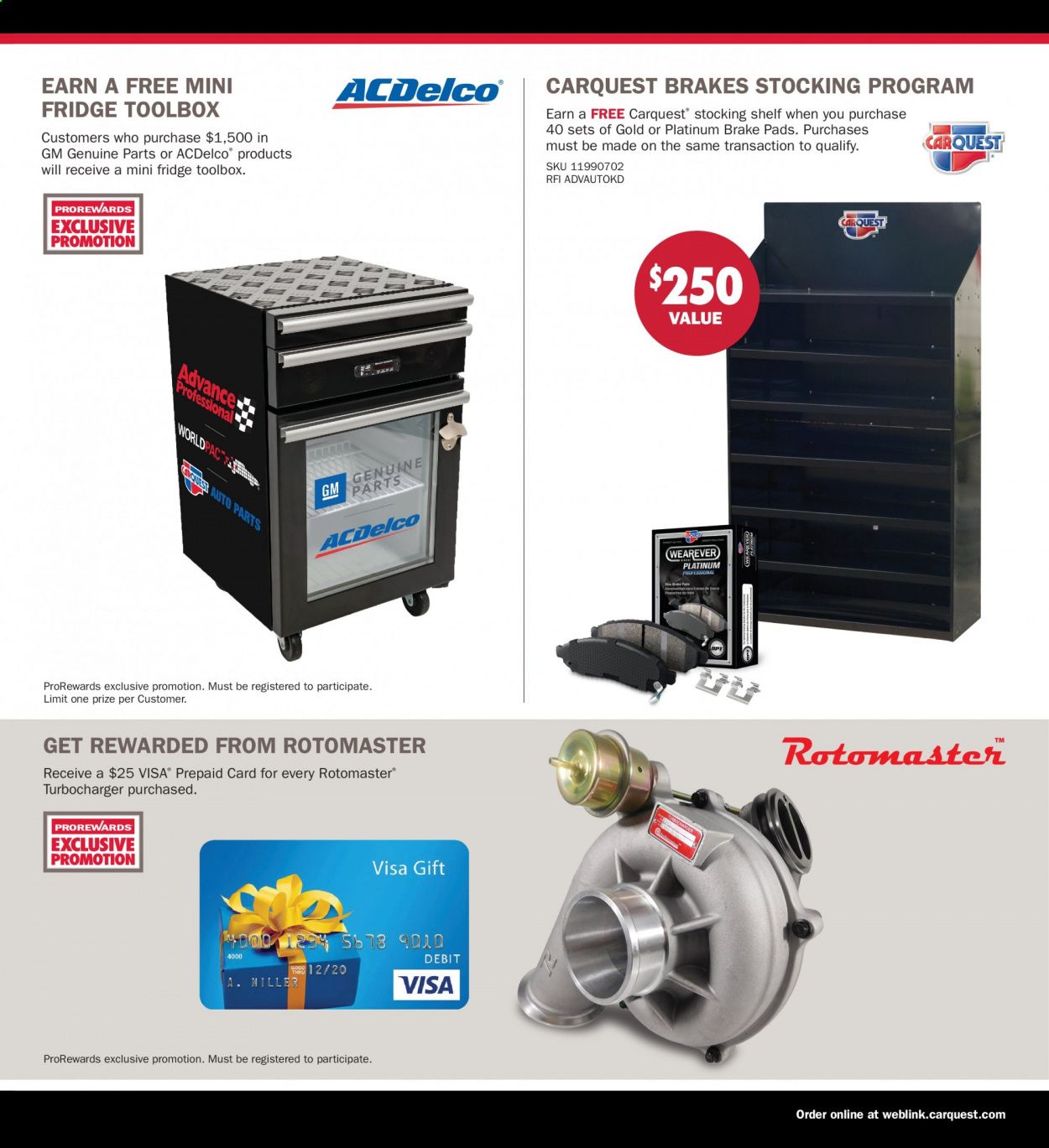 Carquest Weekly Ad Flyer September 1 to October 31
