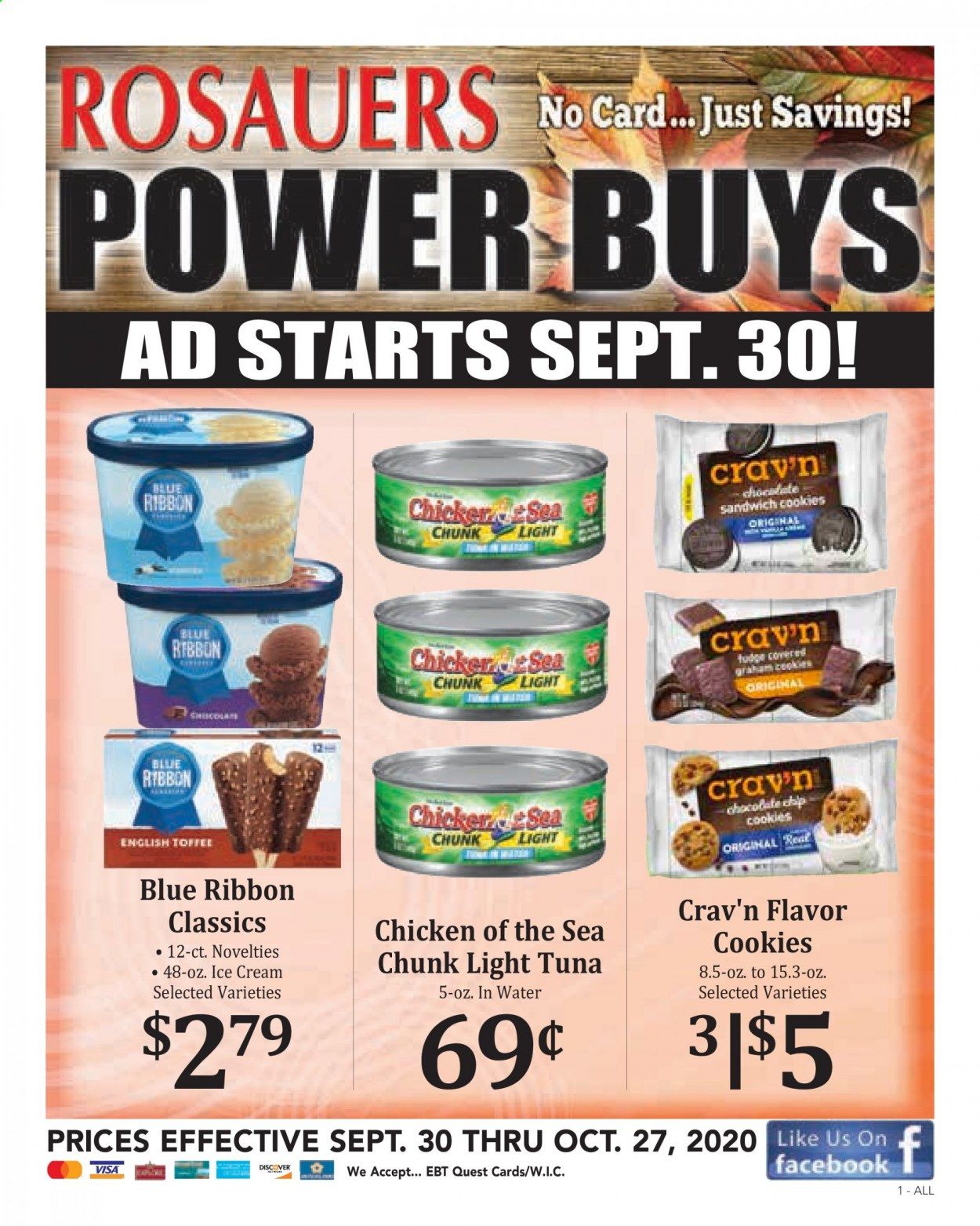 Rosauers Weekly Ad Flyer September 30 to October 27