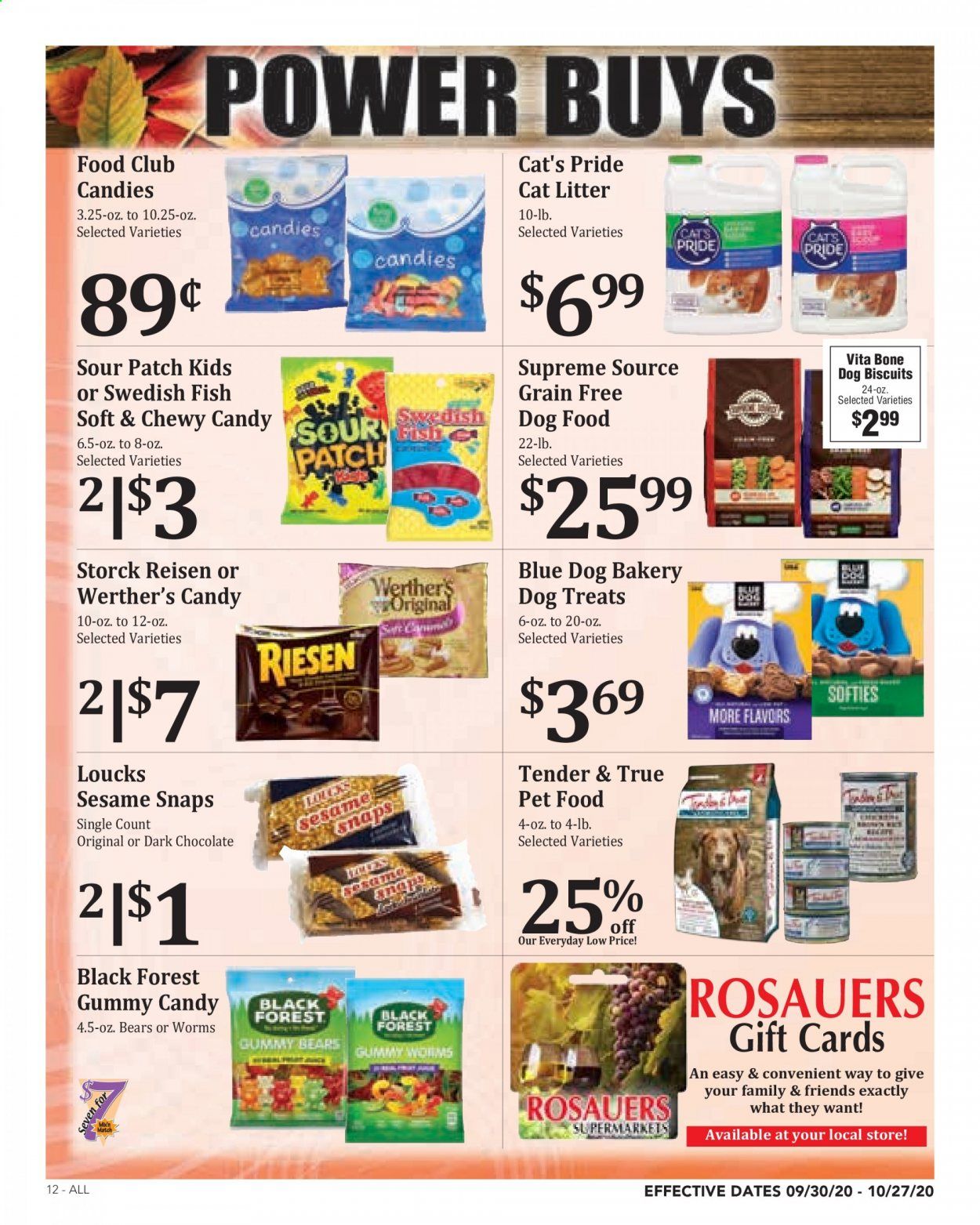 Rosauers Weekly Ad Flyer September 30 to October 27