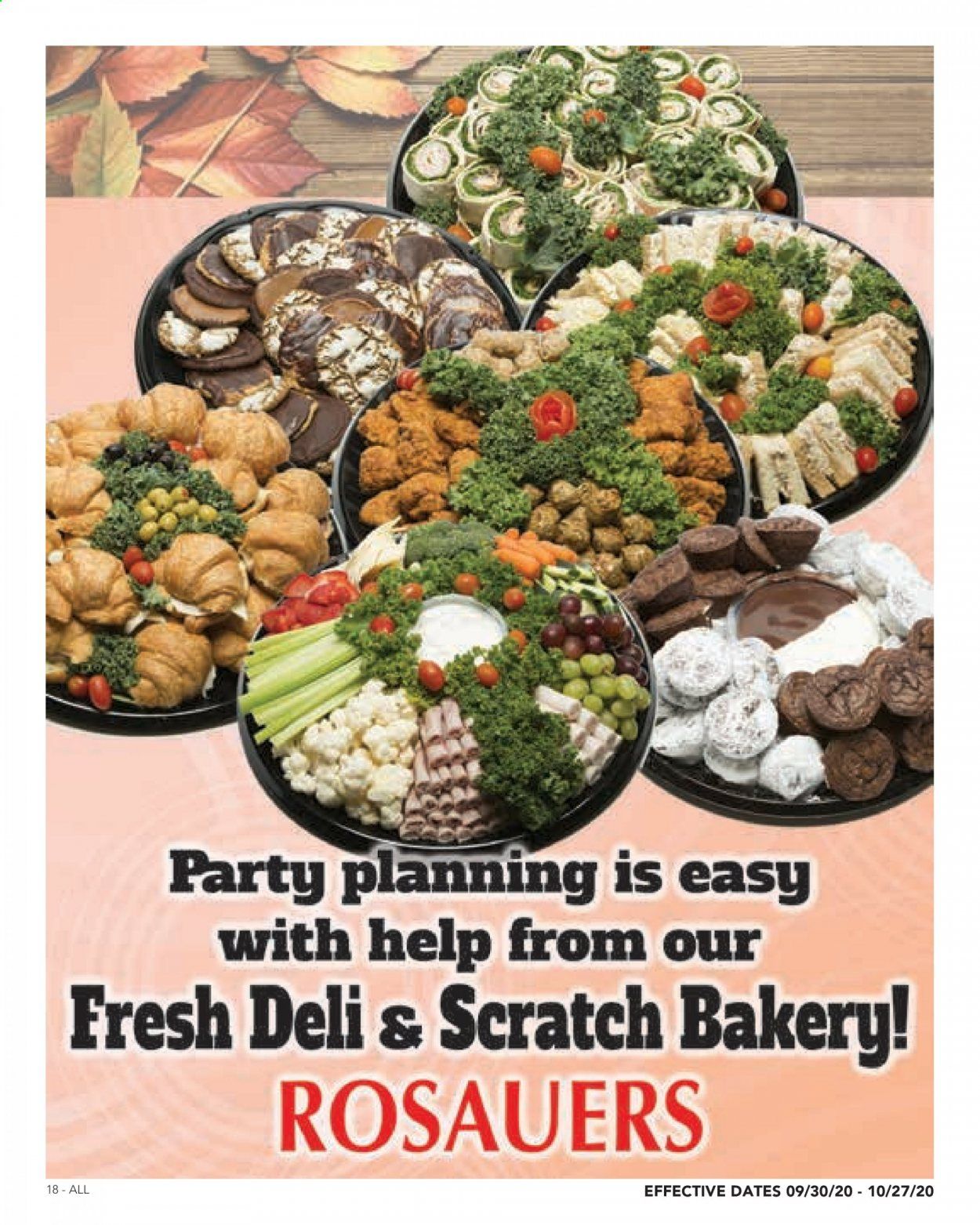 Rosauers Weekly Ad Flyer September 30 to October 27