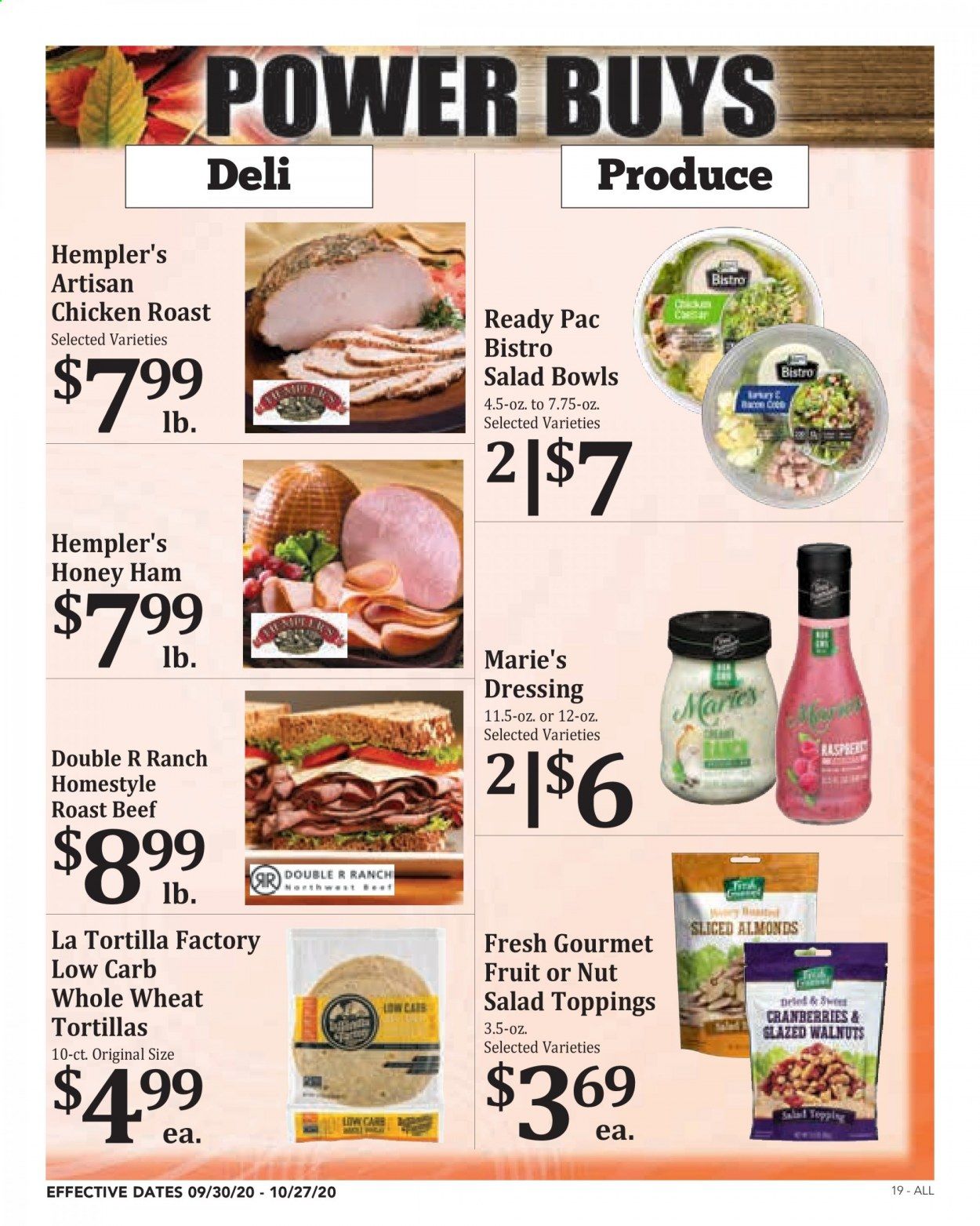 Rosauers Weekly Ad Flyer September 30 to October 27