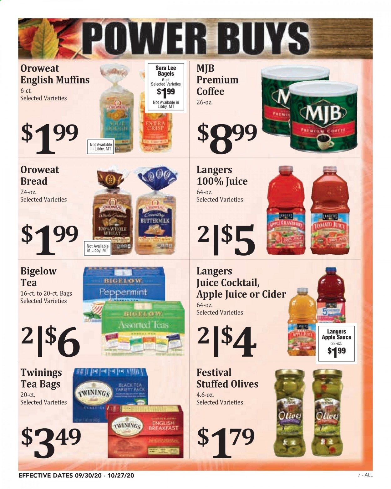 Rosauers Weekly Ad Flyer September 30 to October 27