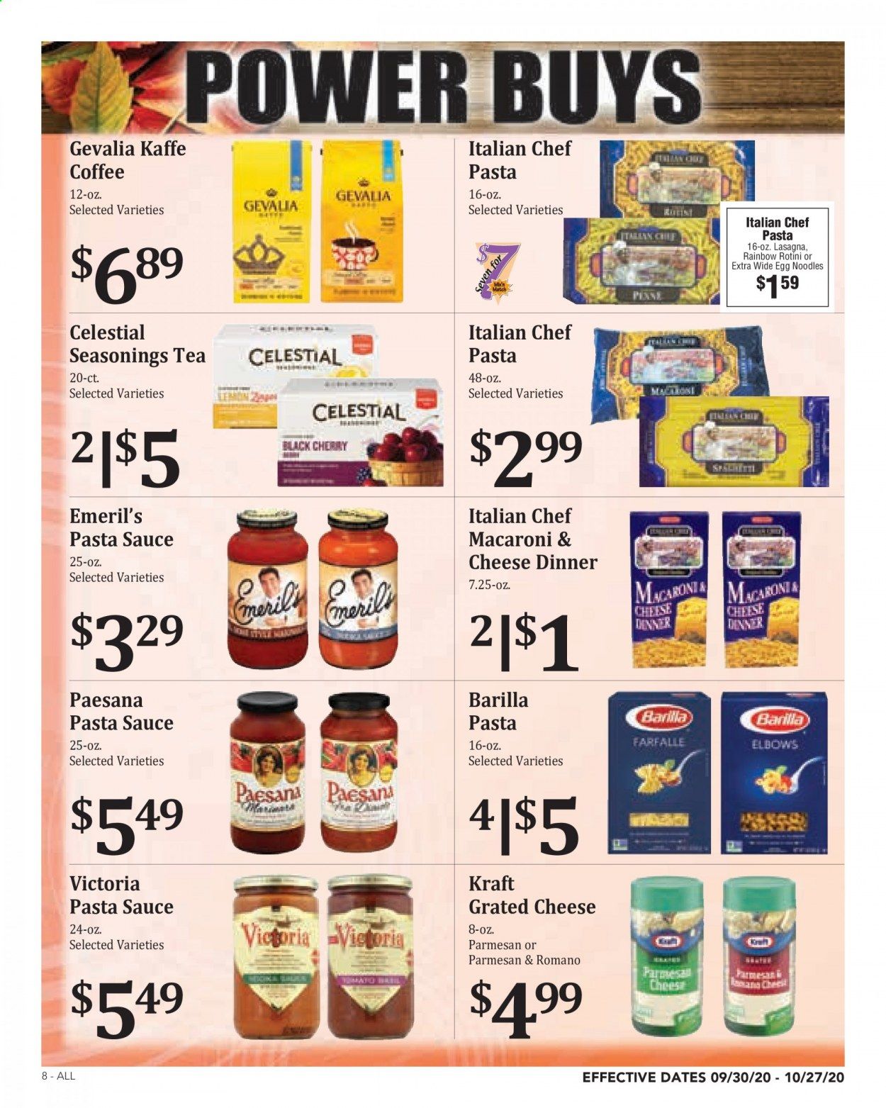 Rosauers Weekly Ad Flyer September 30 to October 27