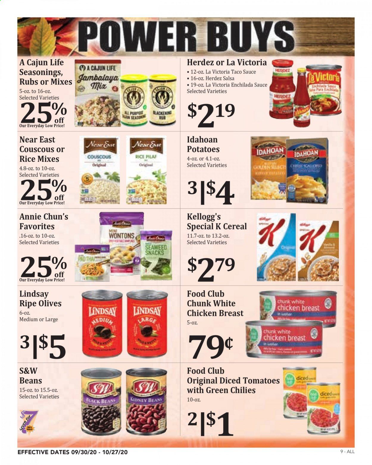 Rosauers Weekly Ad Flyer September 30 to October 27