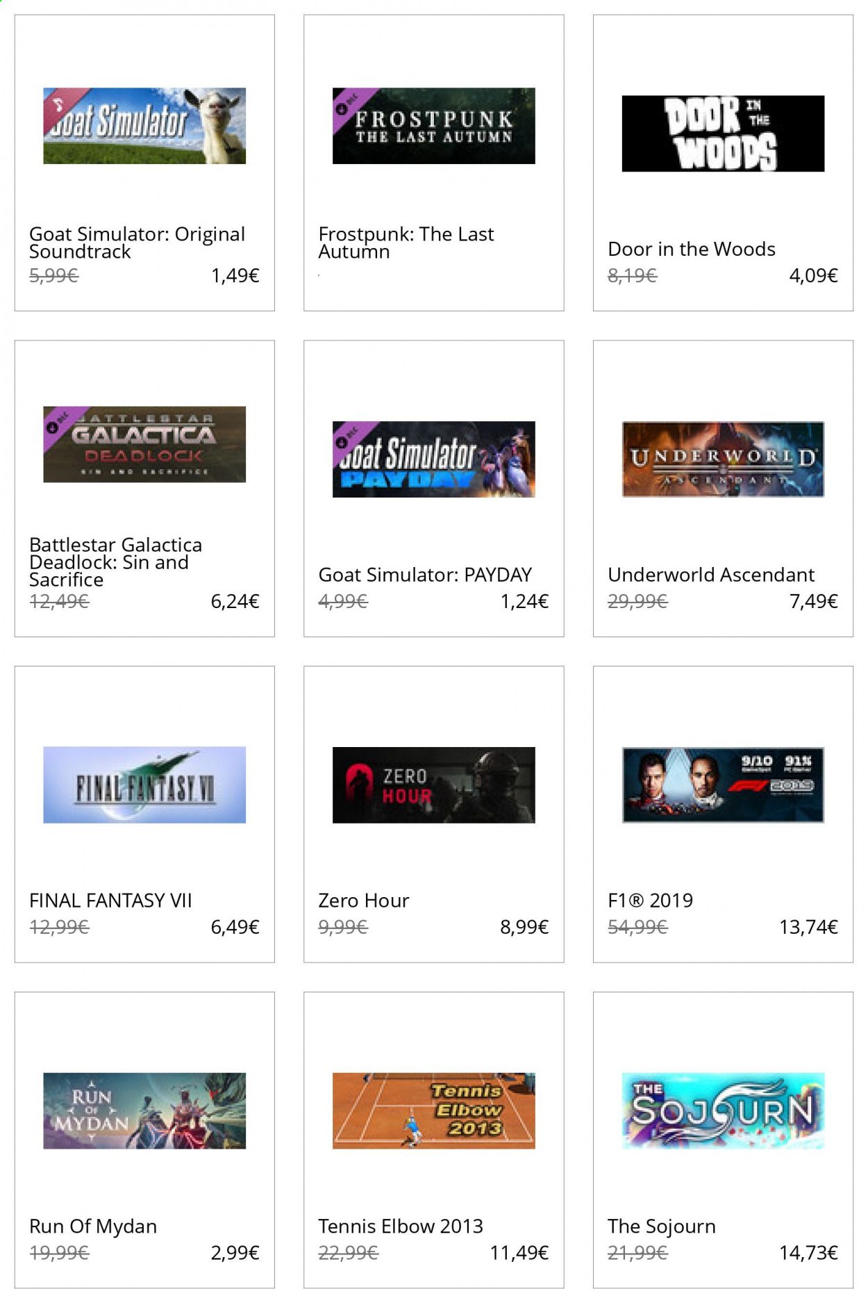 Steam Weekly Ad Flyer October 1 to October 8