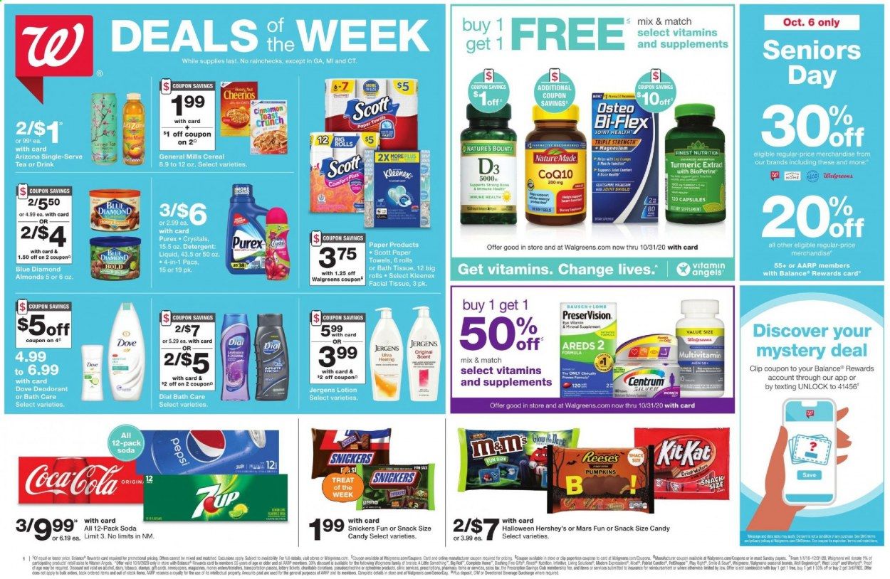 Walgreens Weekly Ad Flyer October 4 to October 10
