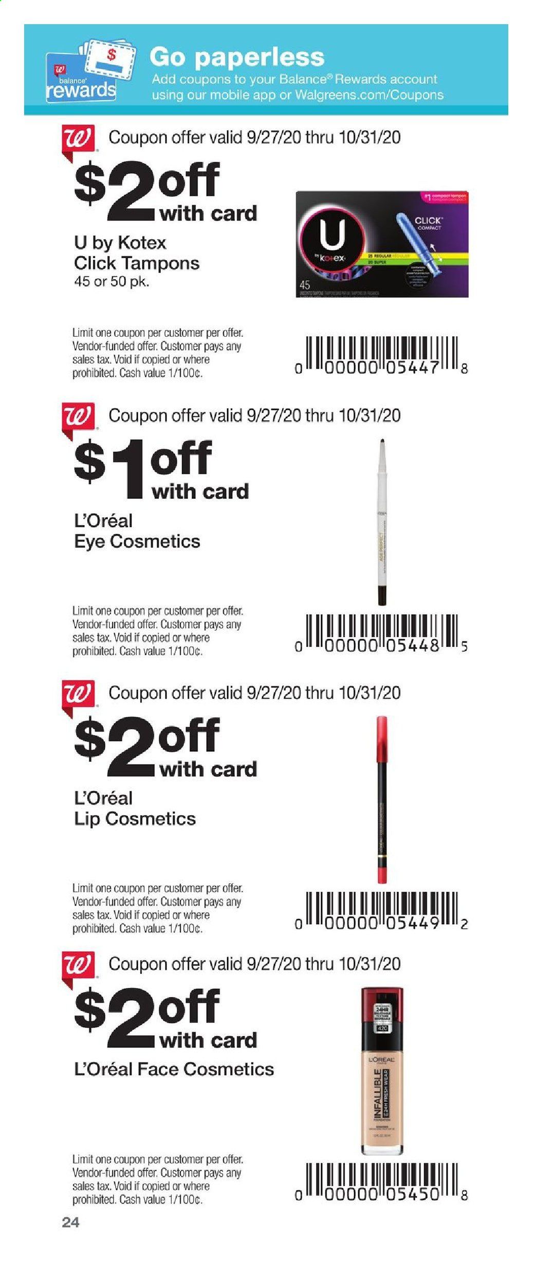 Walgreens Weekly Ad Flyer September 27 to October 31
