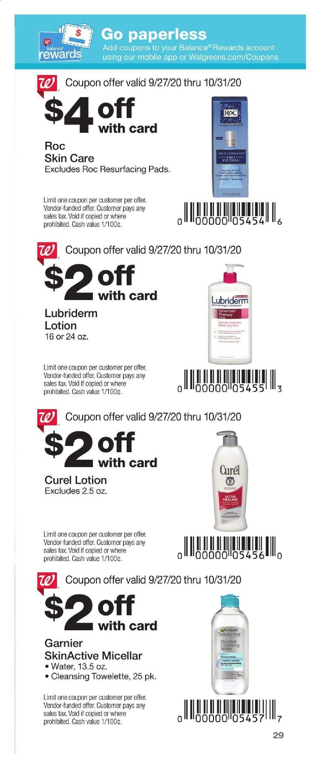 Walgreens Weekly Ad Flyer September 27 to October 31