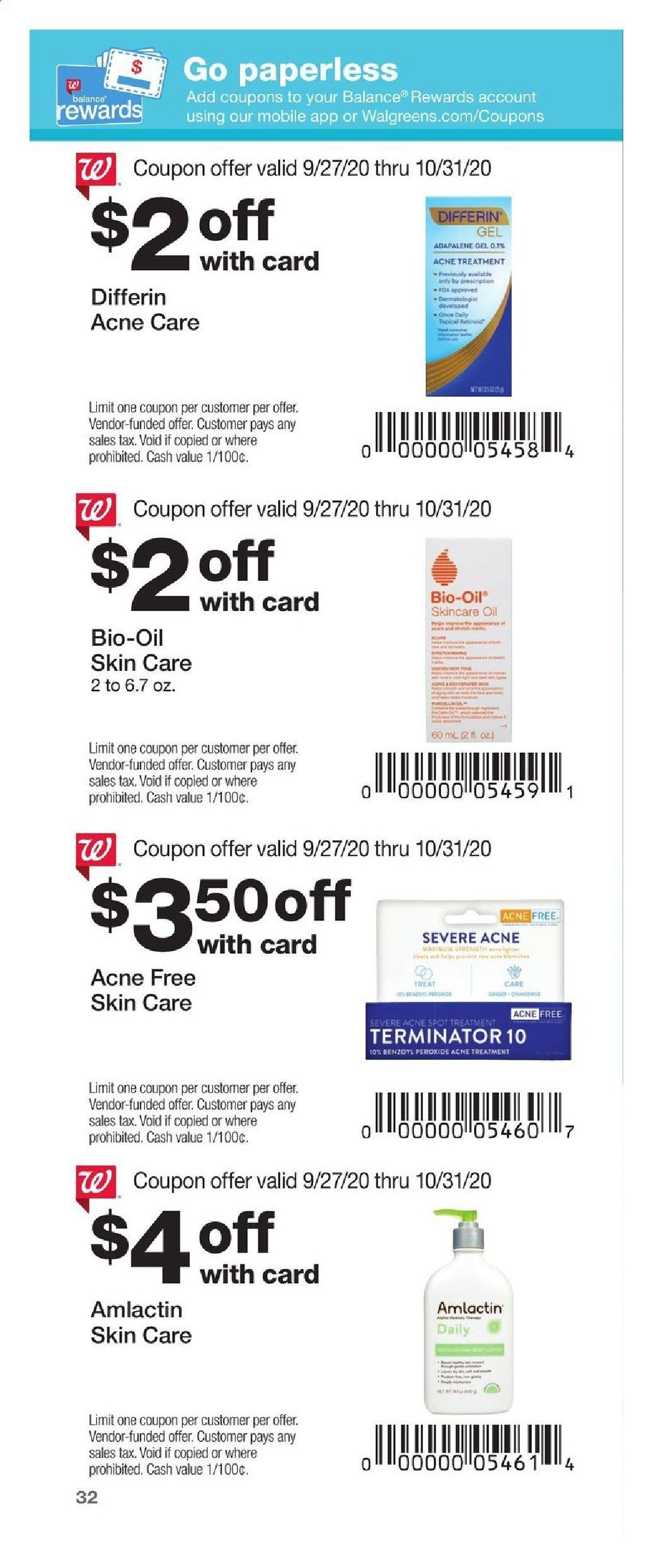 Walgreens Weekly Ad Flyer September 27 to October 31
