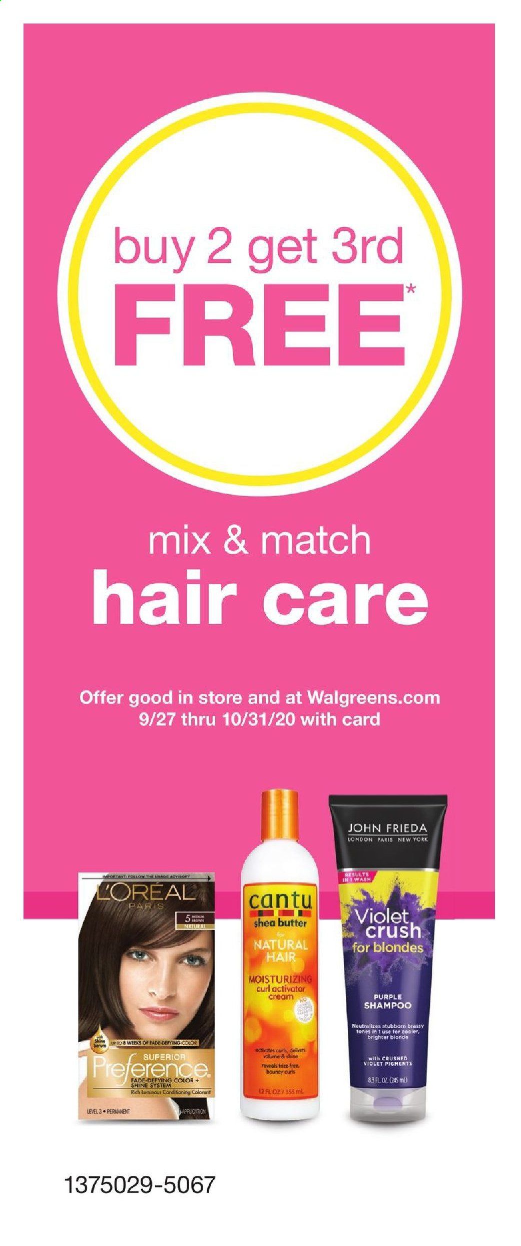 Walgreens Weekly Ad Flyer September 27 to October 31