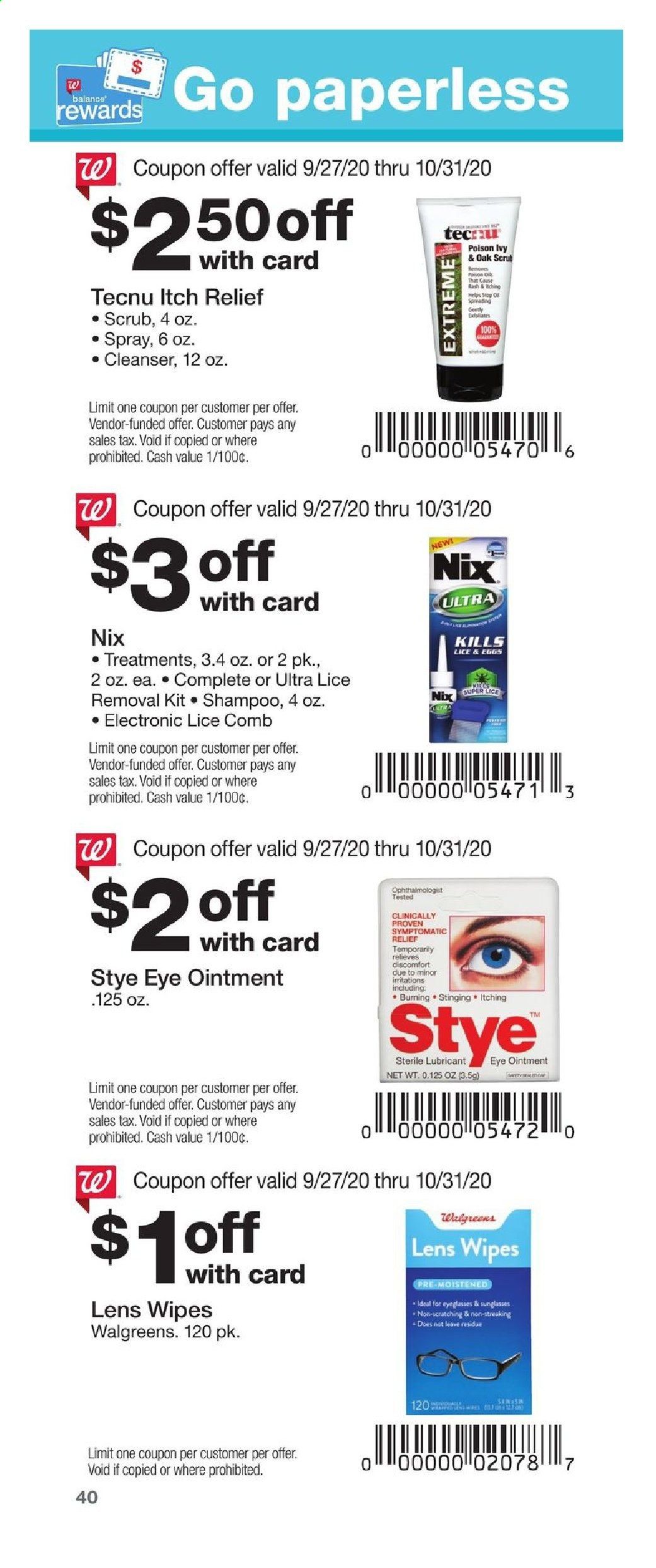 Walgreens Weekly Ad Flyer September 27 to October 31