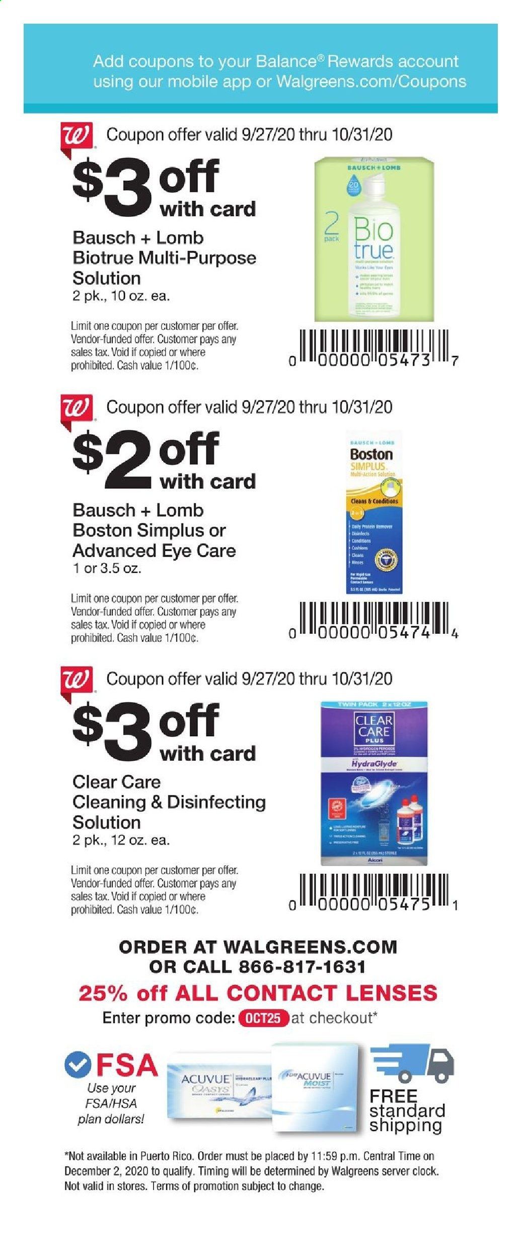 Walgreens Weekly Ad Flyer September 27 to October 31