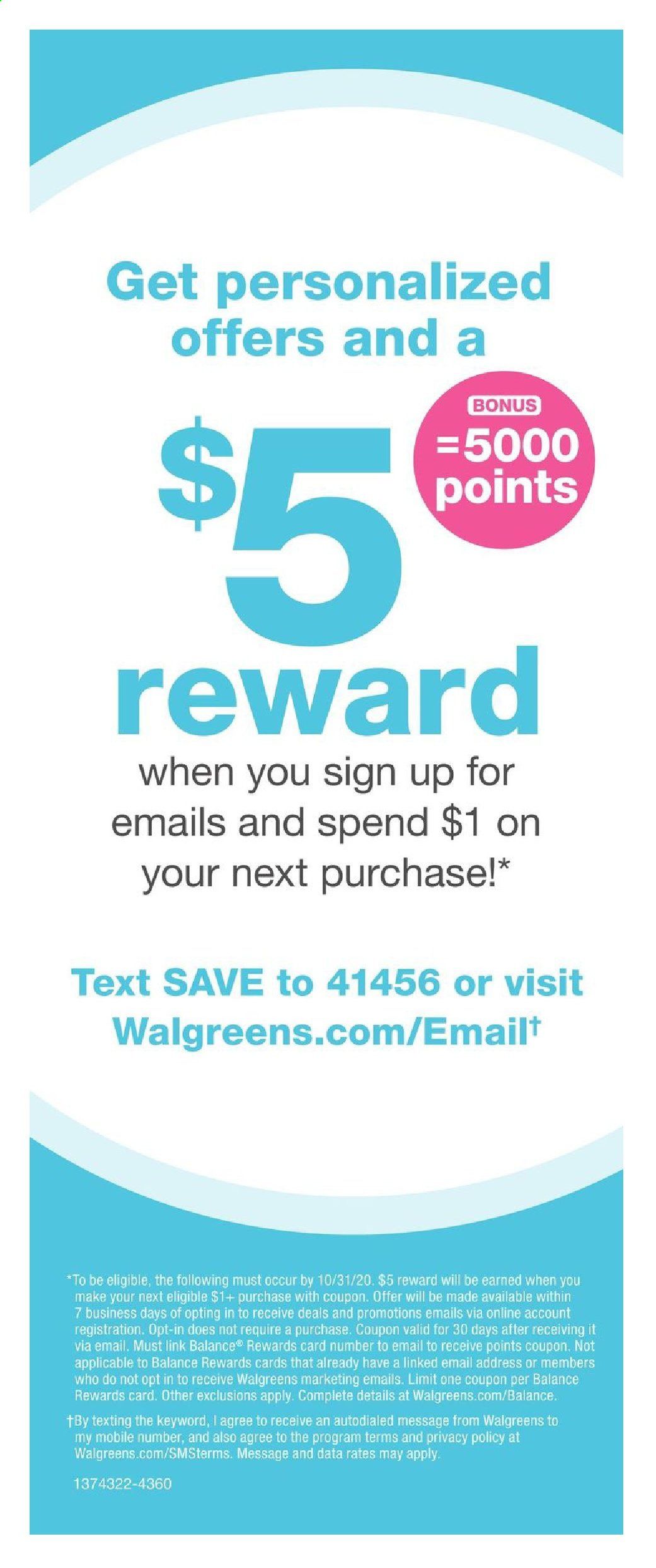 Walgreens Weekly Ad Flyer September 27 to October 31
