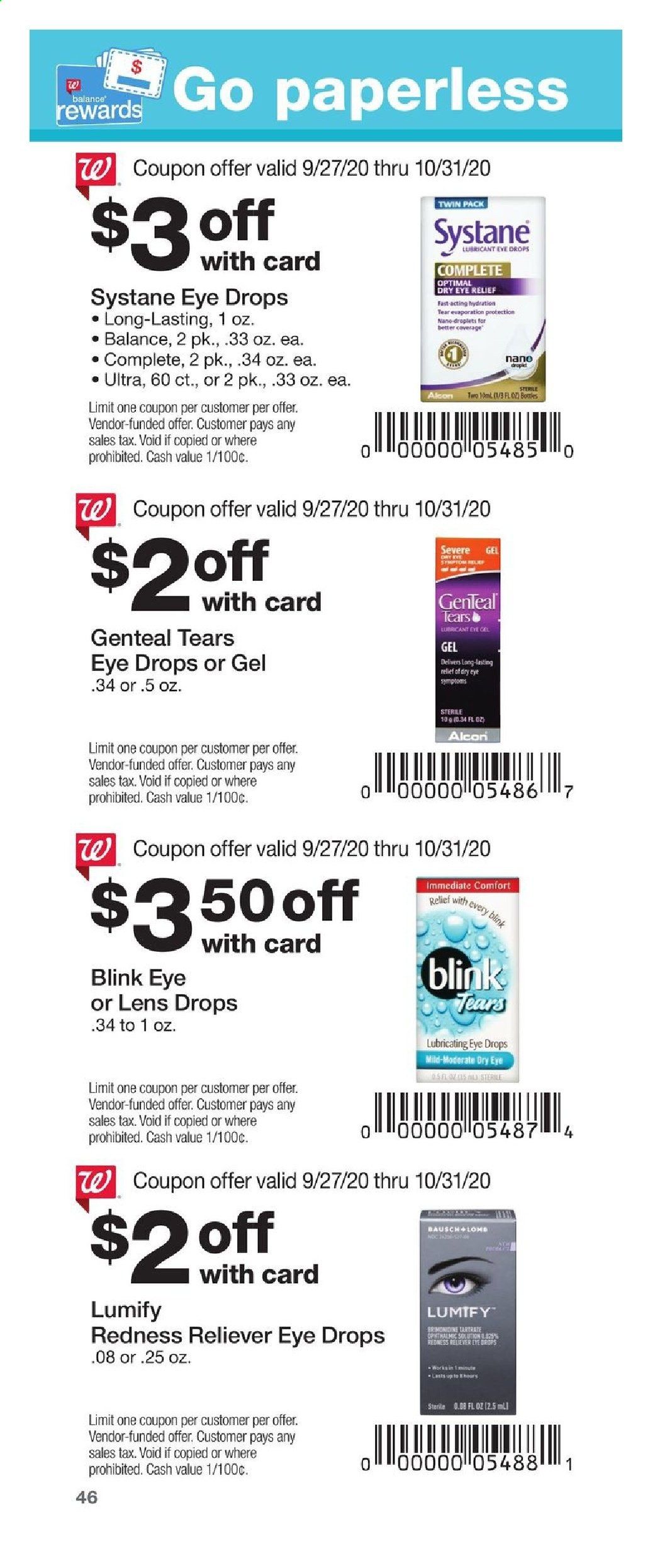 Walgreens Weekly Ad Flyer September 27 to October 31