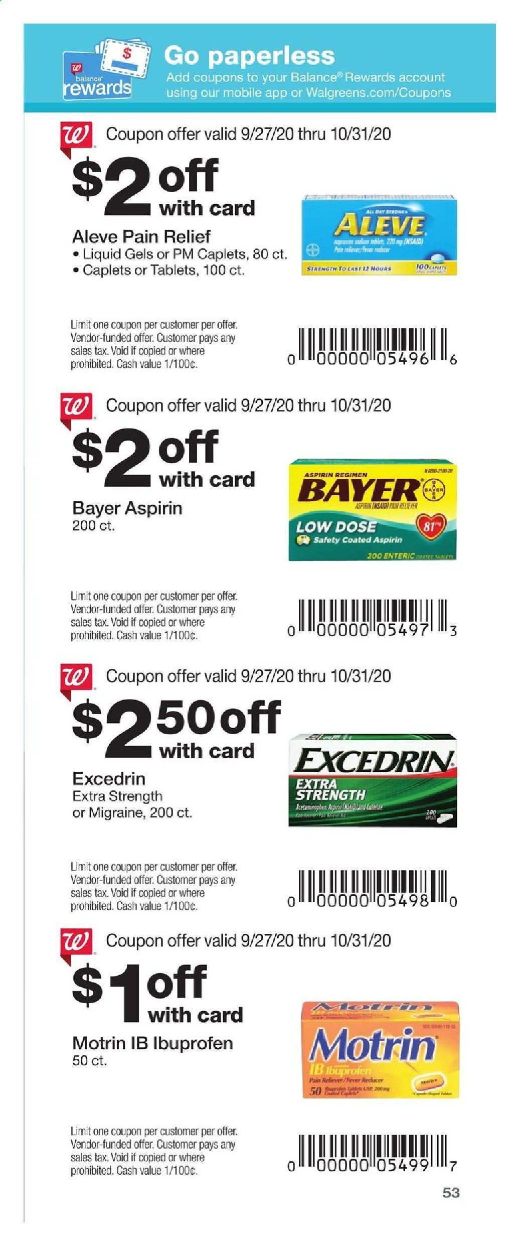 Walgreens Weekly Ad Flyer September 27 to October 31