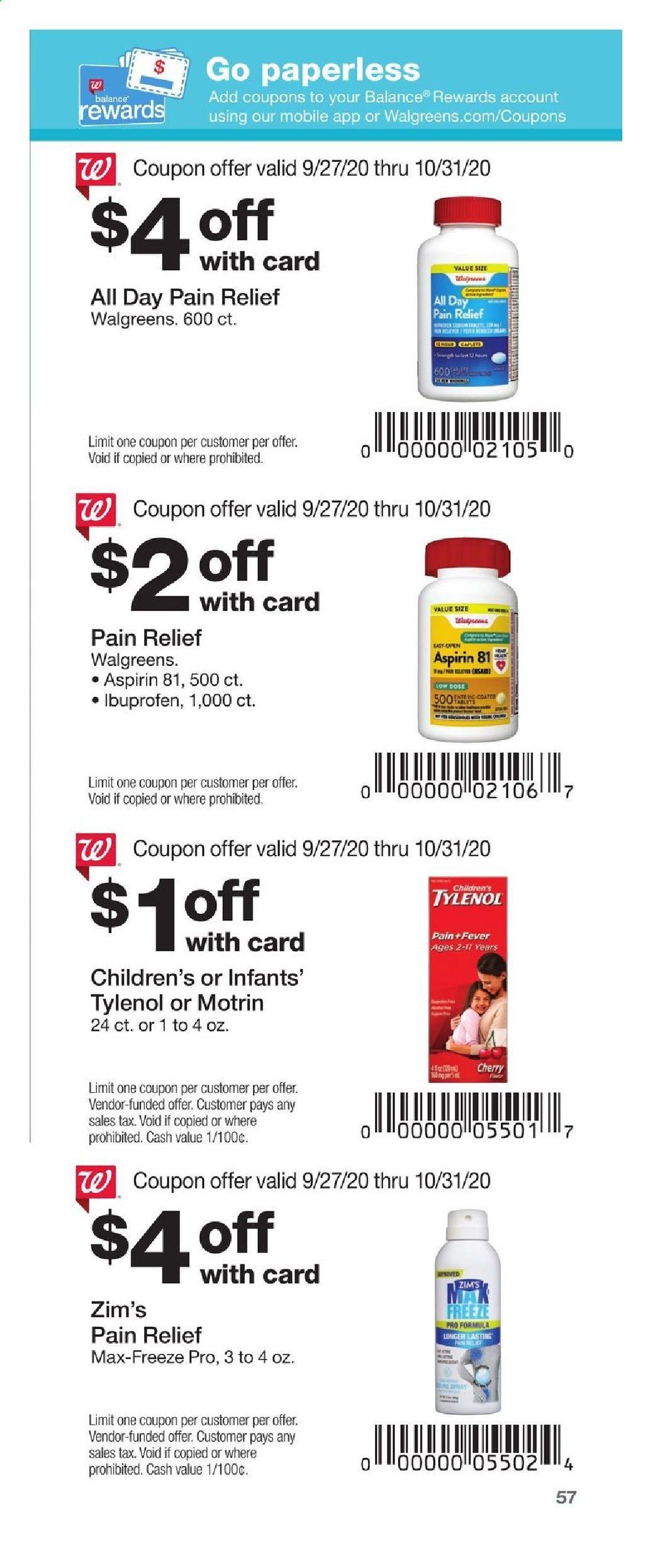 Walgreens Weekly Ad Flyer September 27 to October 31
