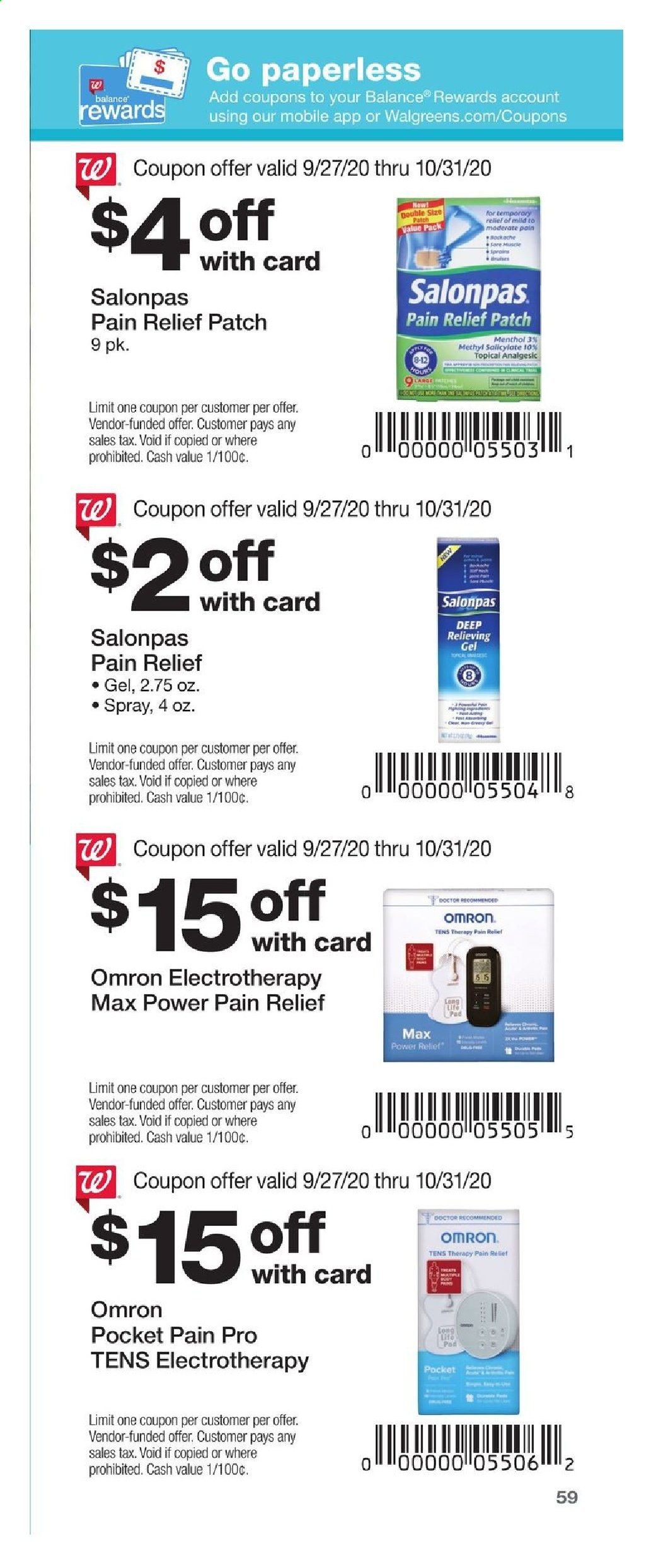Walgreens Weekly Ad Flyer September 27 to October 31