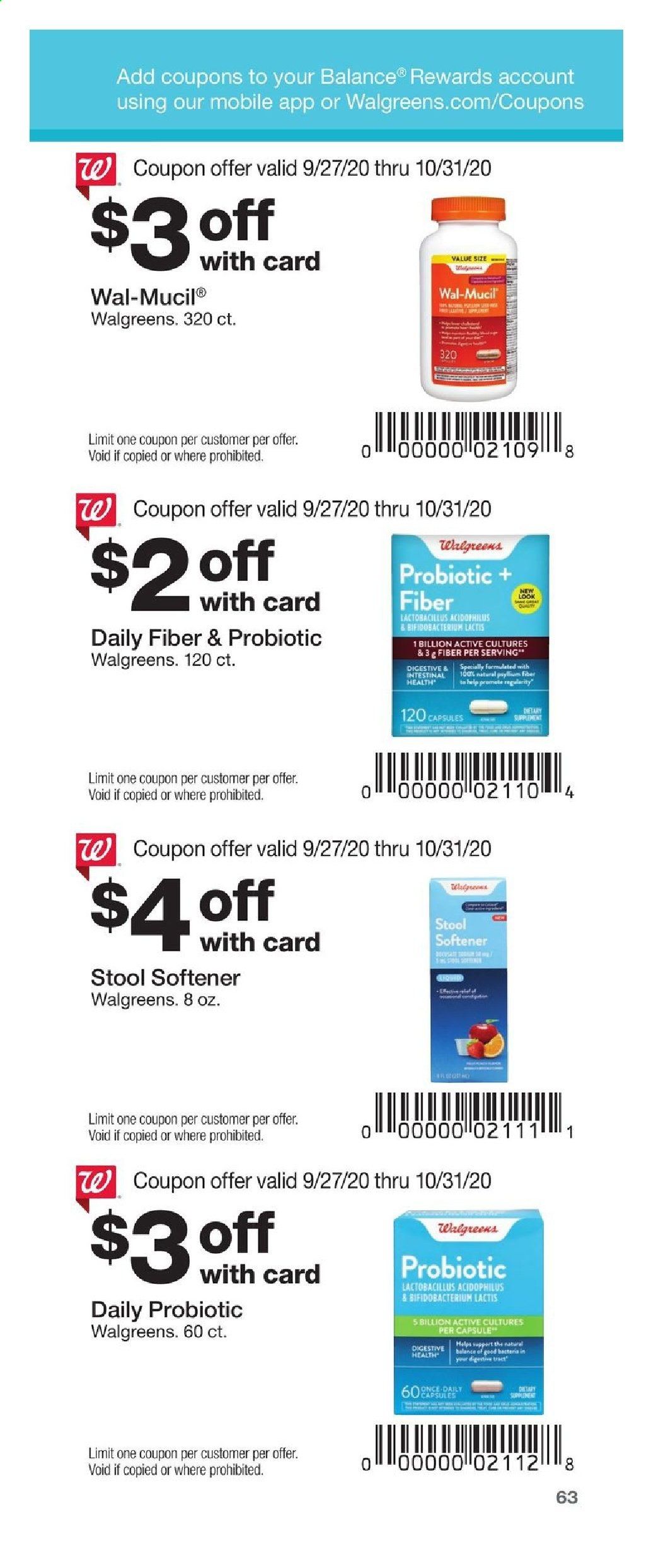 Walgreens Weekly Ad Flyer September 27 to October 31