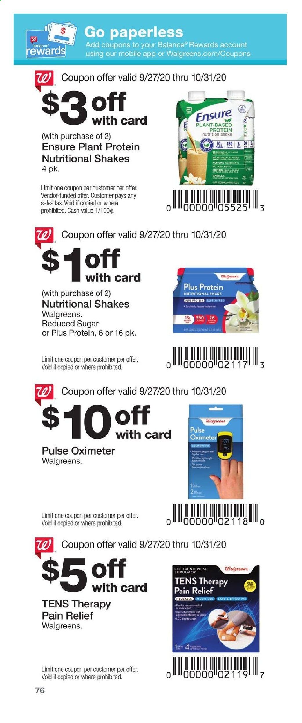 Walgreens Weekly Ad Flyer September 27 to October 31