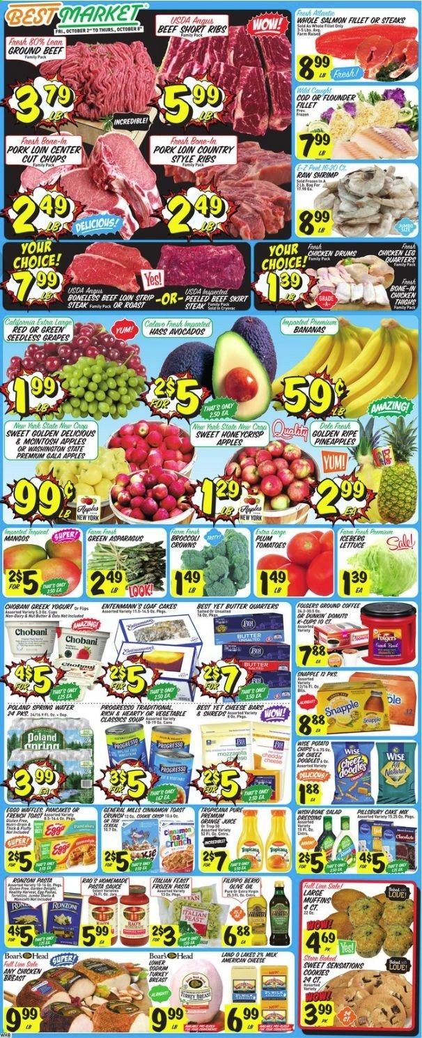 Best Market Weekly Ad Flyer October 2 to October 8