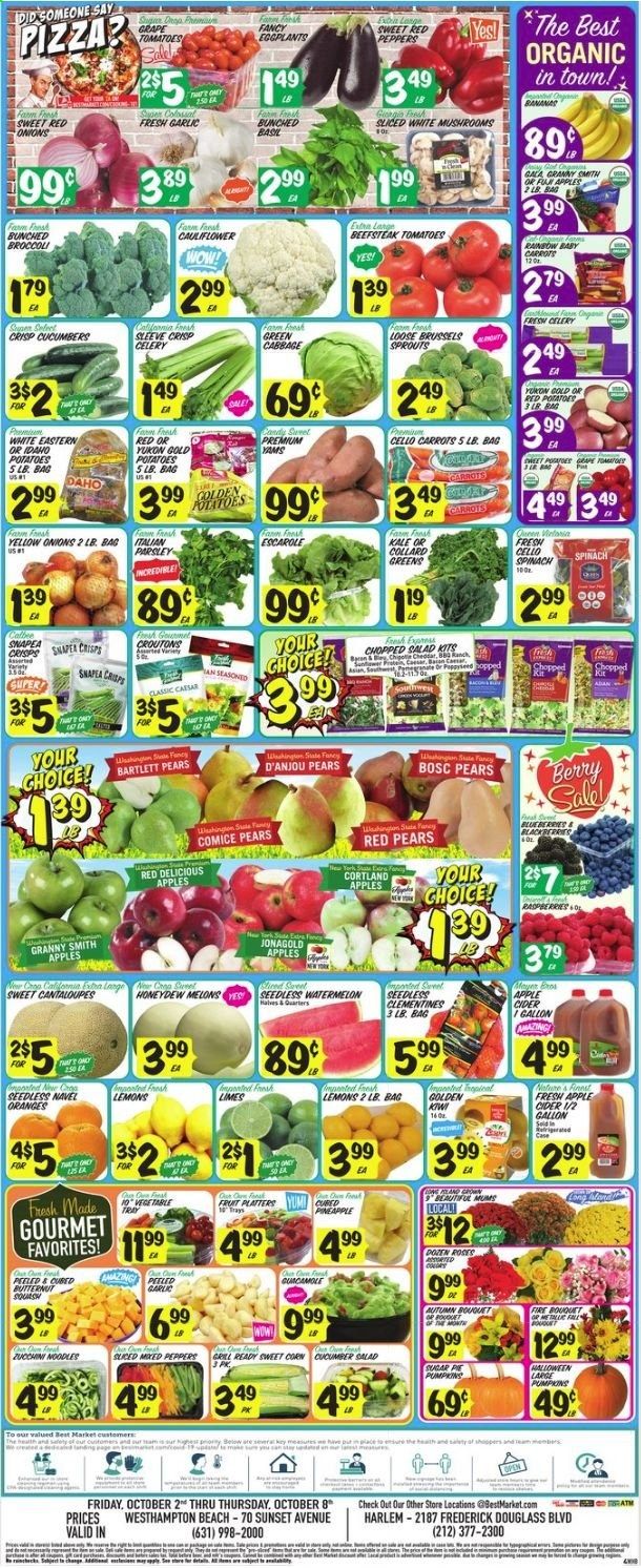 Best Market Weekly Ad Flyer October 2 to October 8