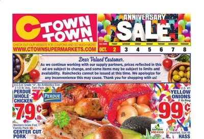 C-Town Weekly Ad Flyer October 2 to October 8