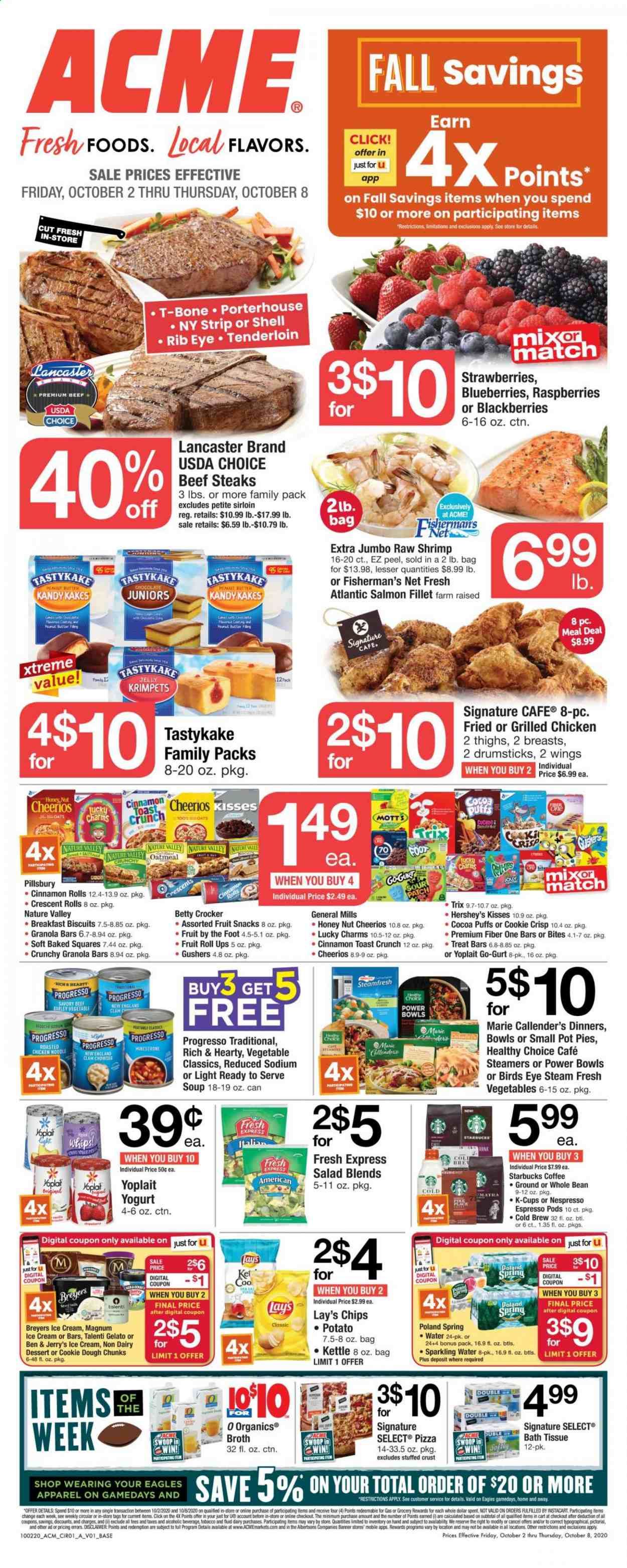 ACME Weekly Ad Flyer October 2 to October 8