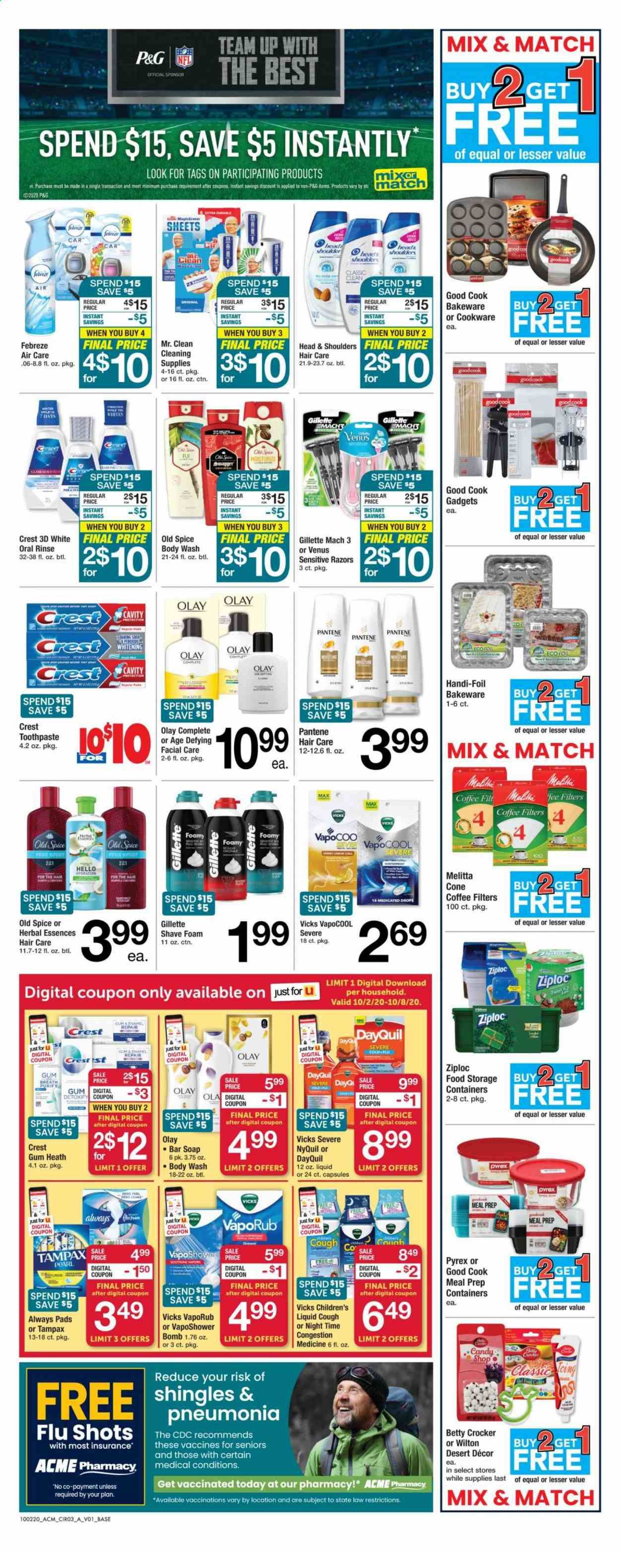 ACME Weekly Ad Flyer October 2 to October 8
