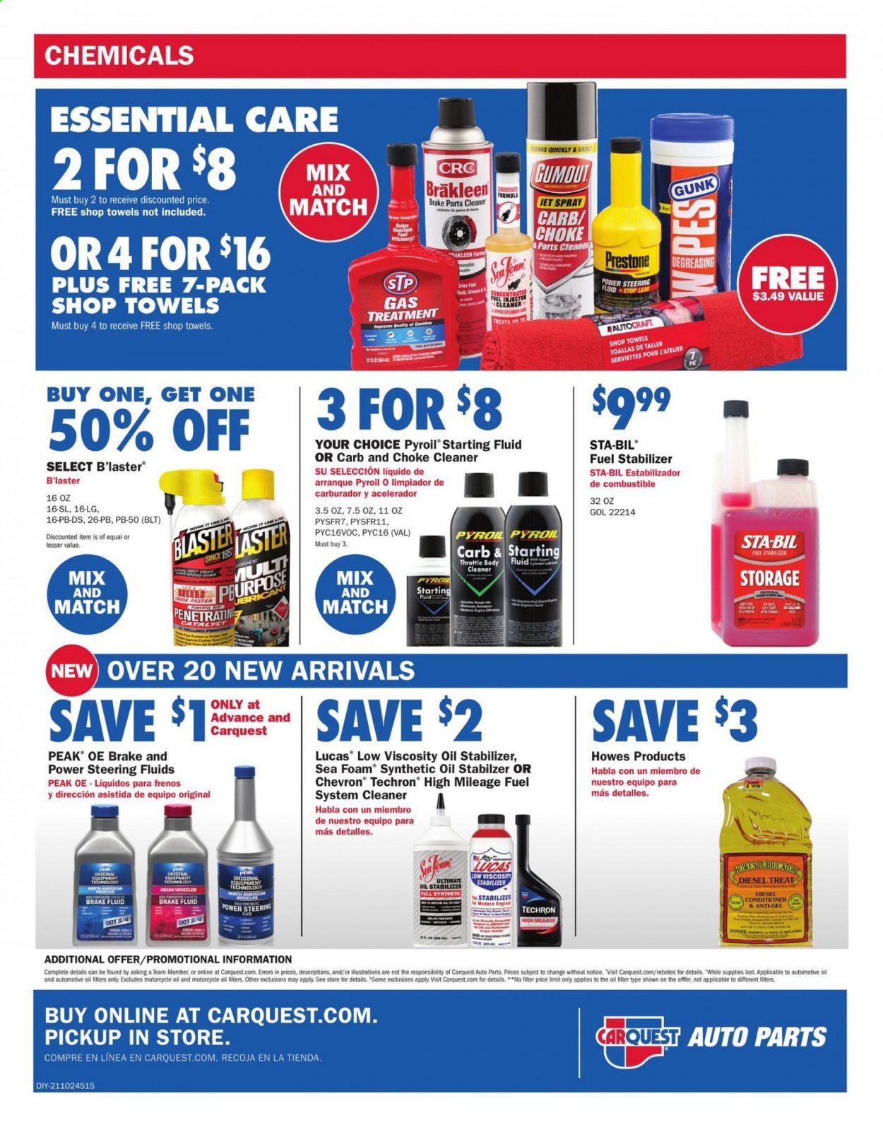 Carquest Weekly Ad Flyer October 1 to October 28