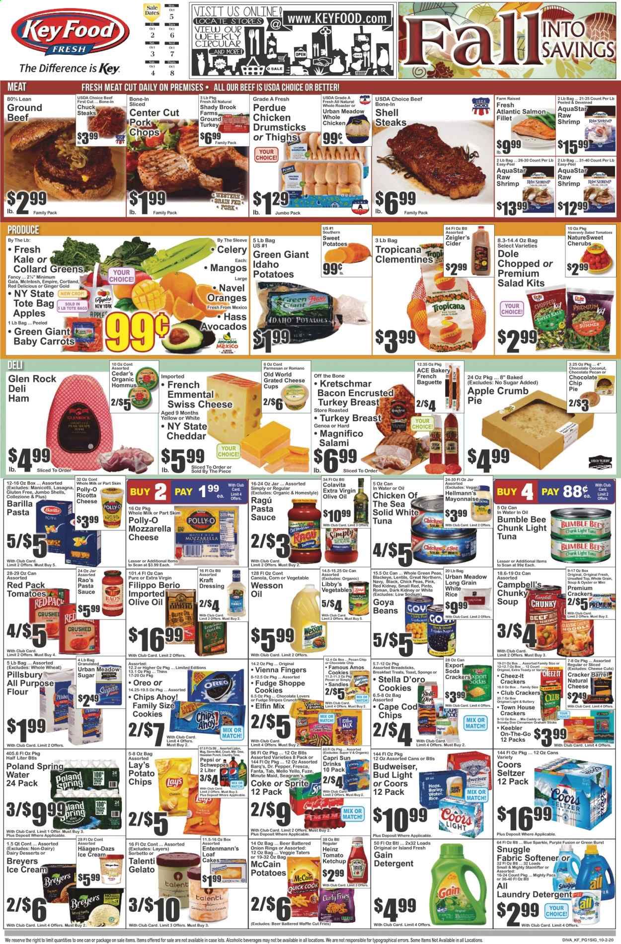 Key Food (NY) Weekly Ad Flyer October 2 to October 8