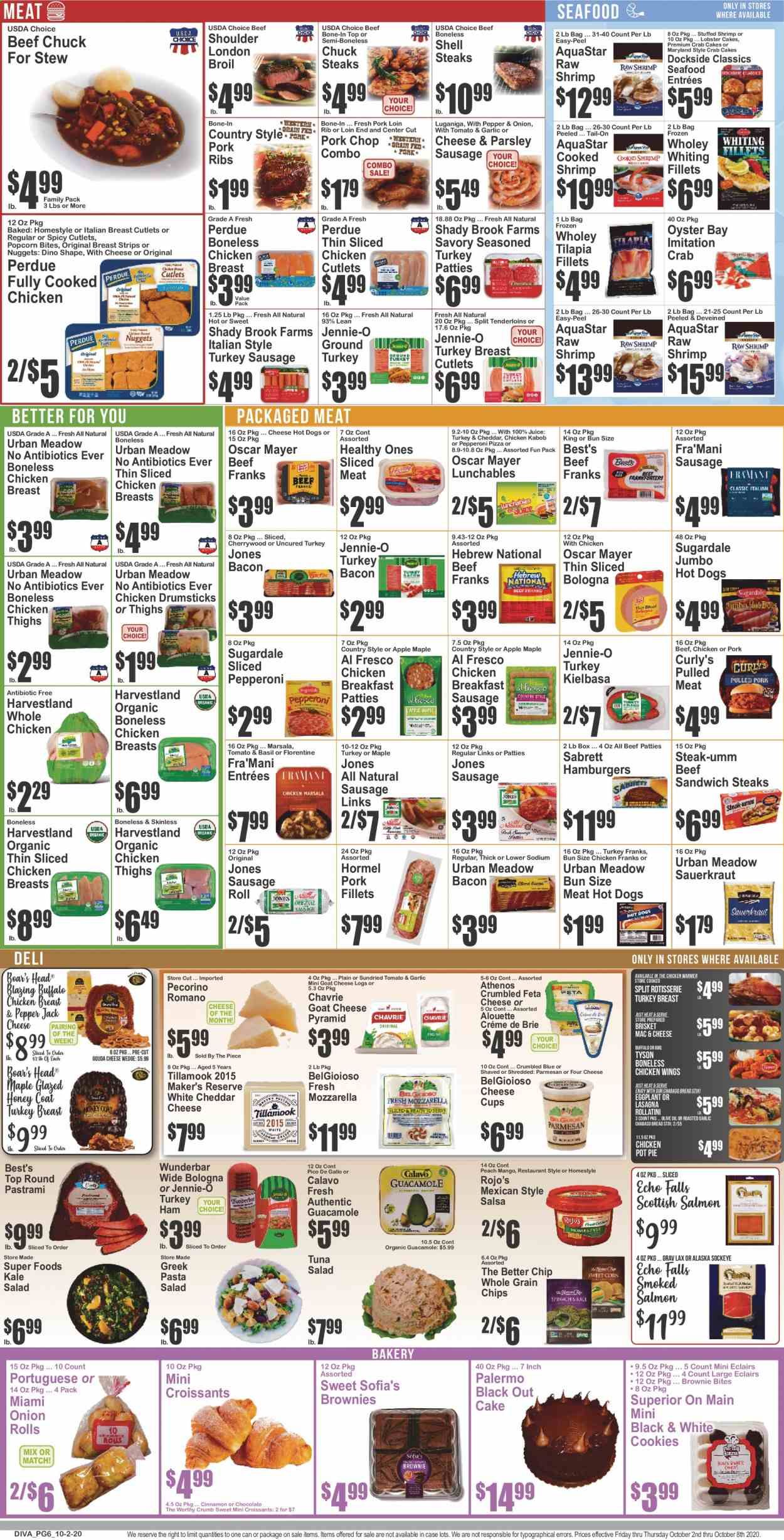 Key Food (NY) Weekly Ad Flyer October 2 to October 8