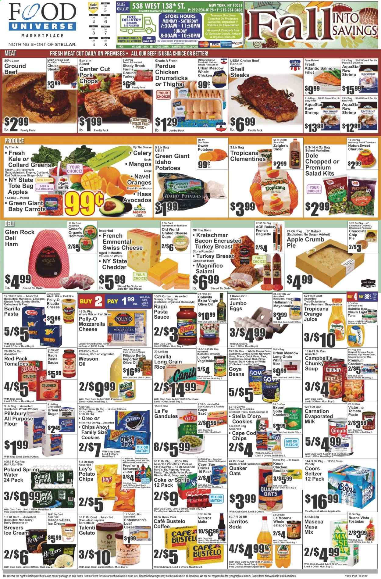 Key Food (NJ, NY) Weekly Ad Flyer October 2 to October 8
