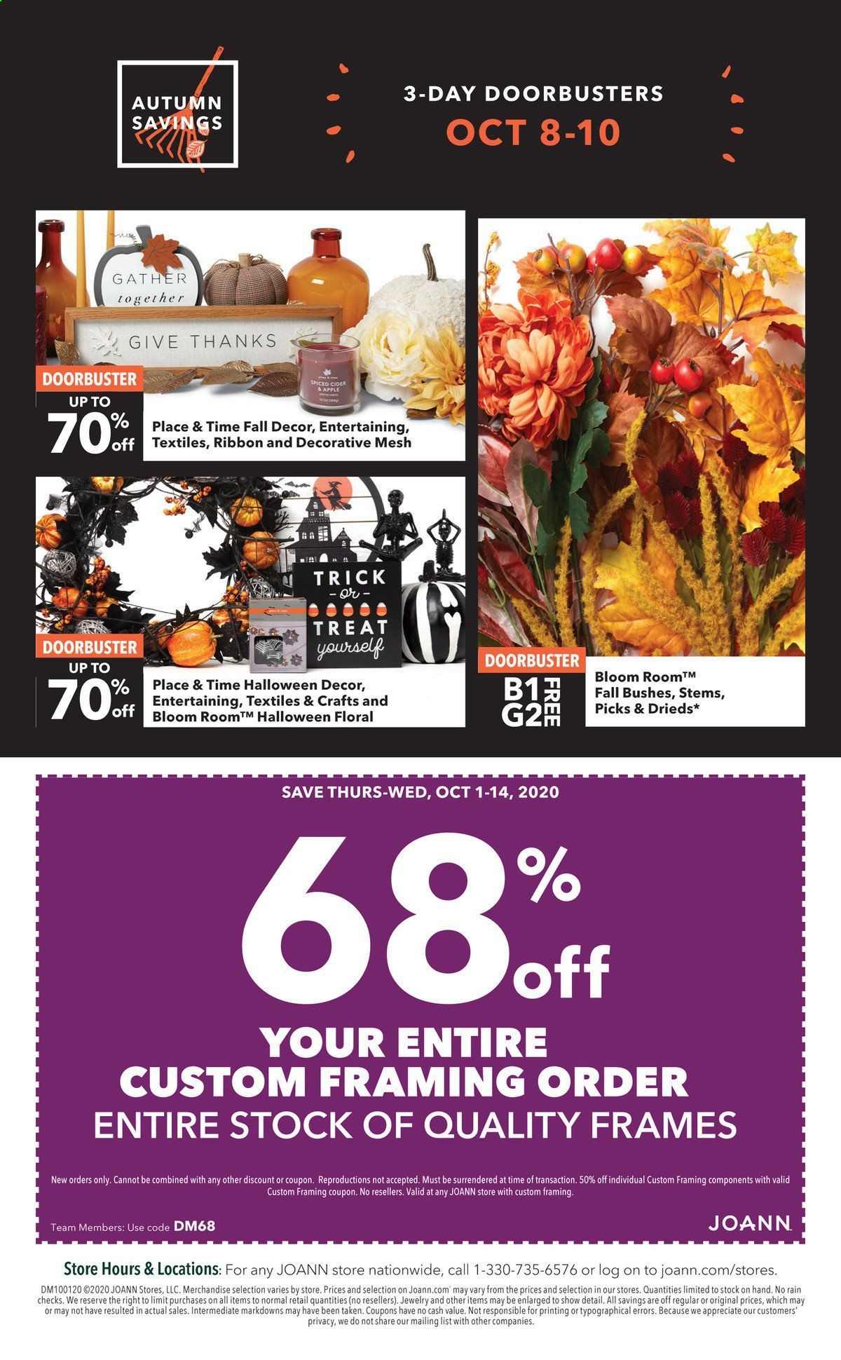 JOANN Weekly Ad Flyer October 1 to October 14
