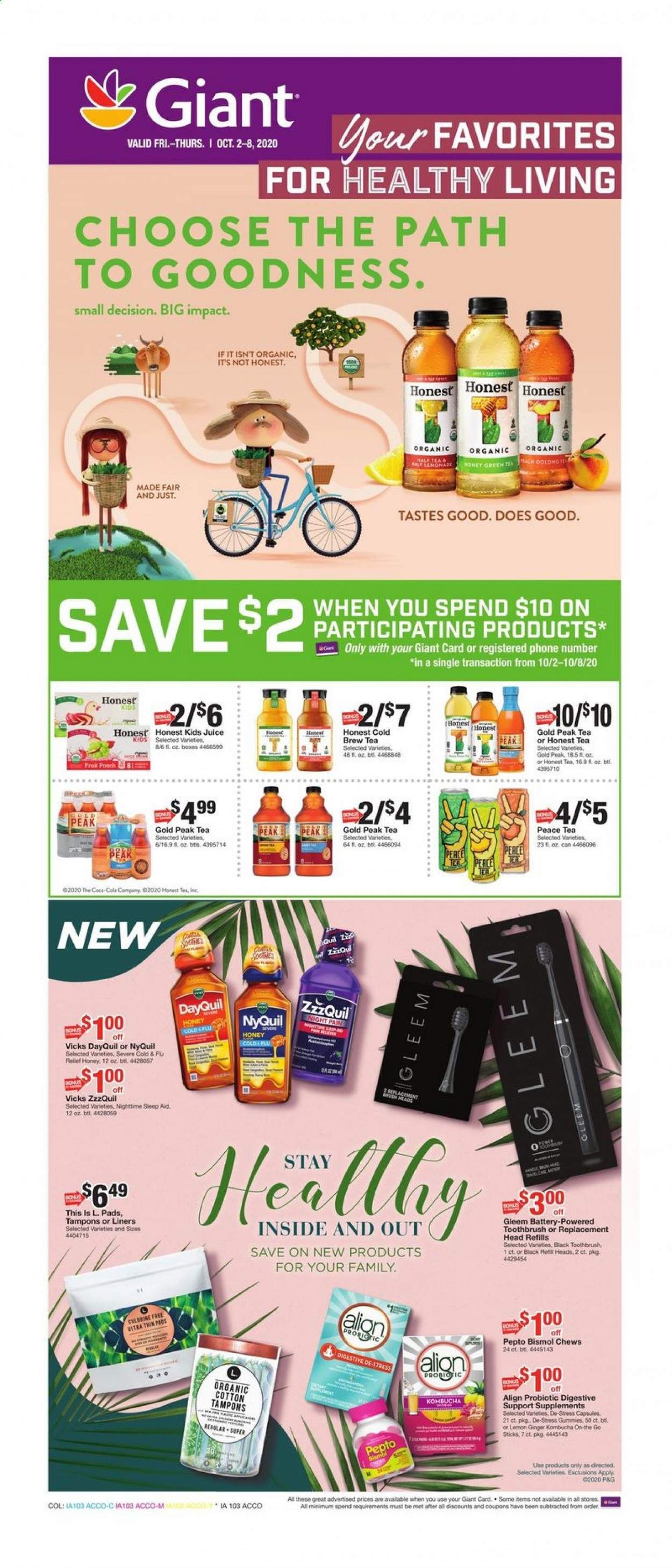 Giant Food Weekly Ad Flyer October 2 to October 8