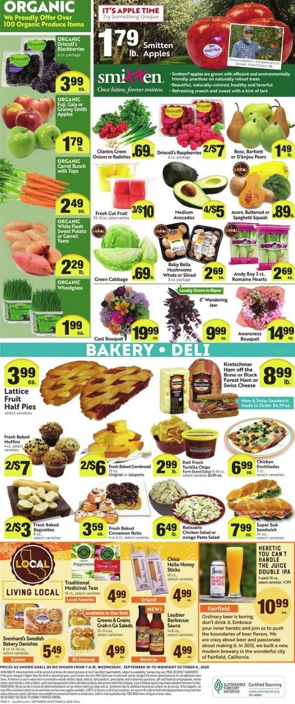 Save Mart Weekly Ad Flyer September 30 to October 6