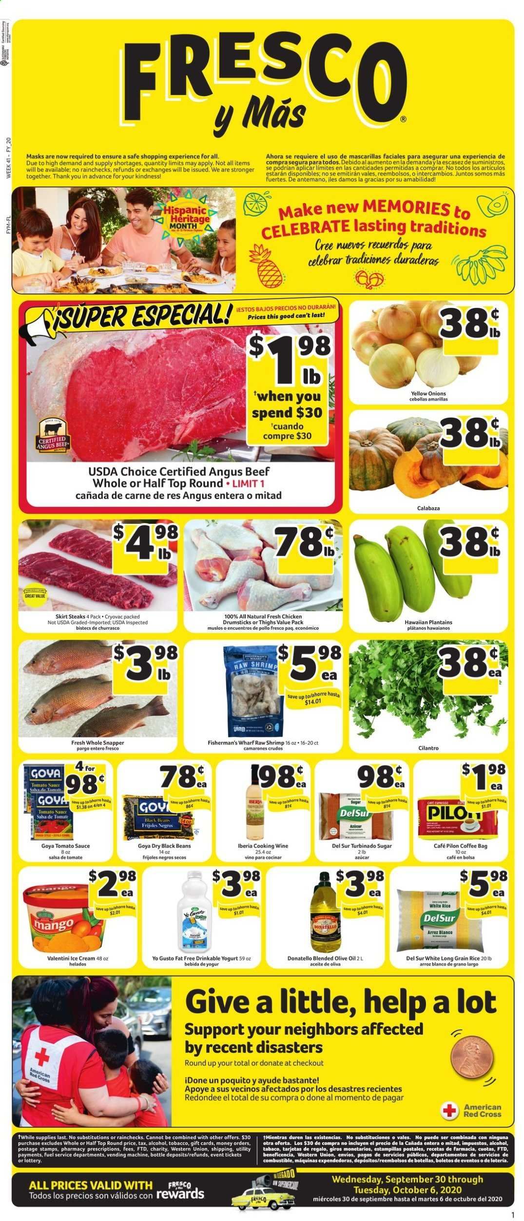 Fresco y Más Weekly Ad Flyer September 30 to October 6