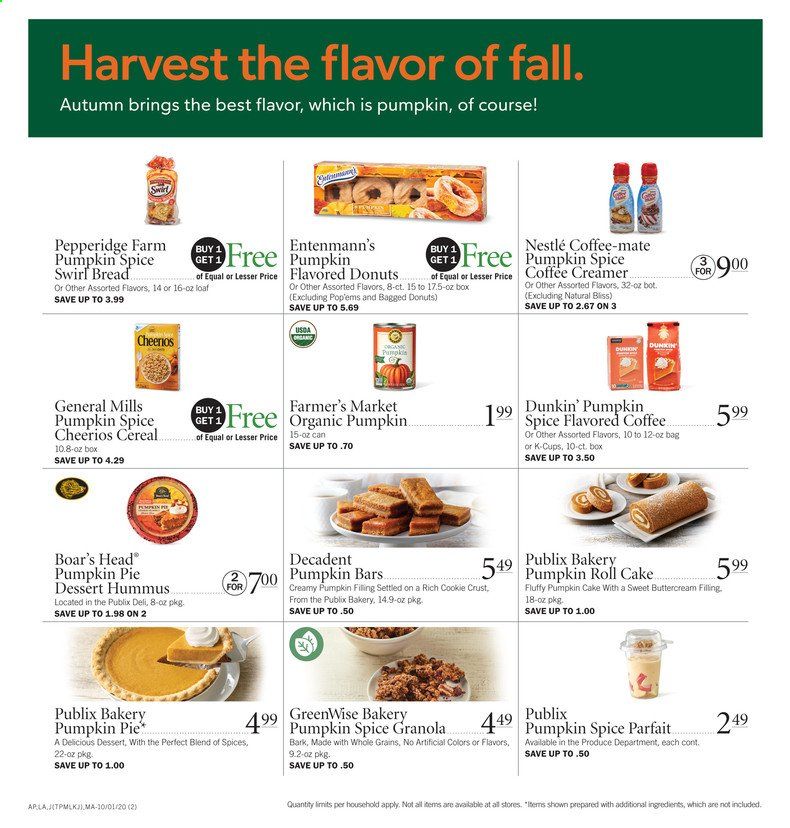 Publix (AL, FL, GA, SC) Weekly Ad Flyer October 1 to October 7