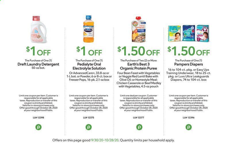 Publix (AL, FL, GA, SC) Weekly Ad Flyer October 1 to October 7