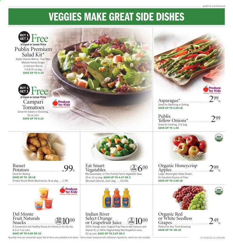 Publix Weekly Ad Flyer October 1 to October 7