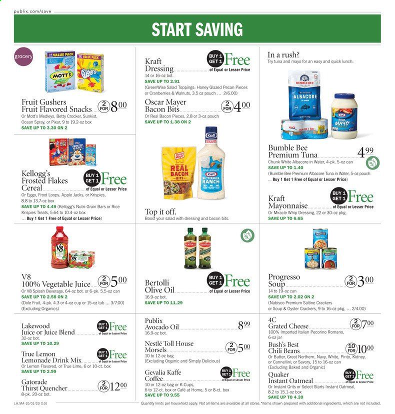 Publix Weekly Ad Flyer October 1 to October 7