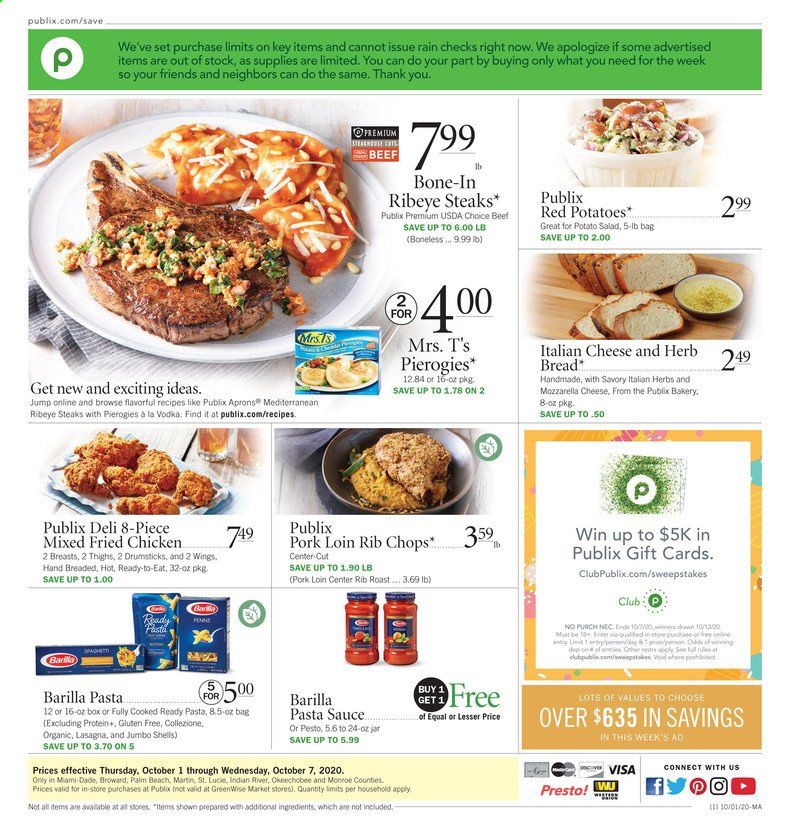 Publix Weekly Ad Flyer October 1 to October 7