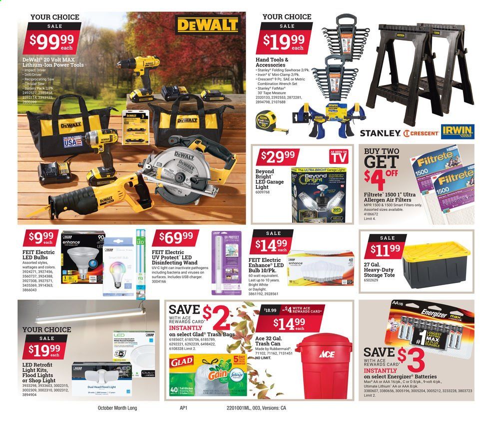 ACE Hardware Weekly Ad Flyer October 1 to October 31