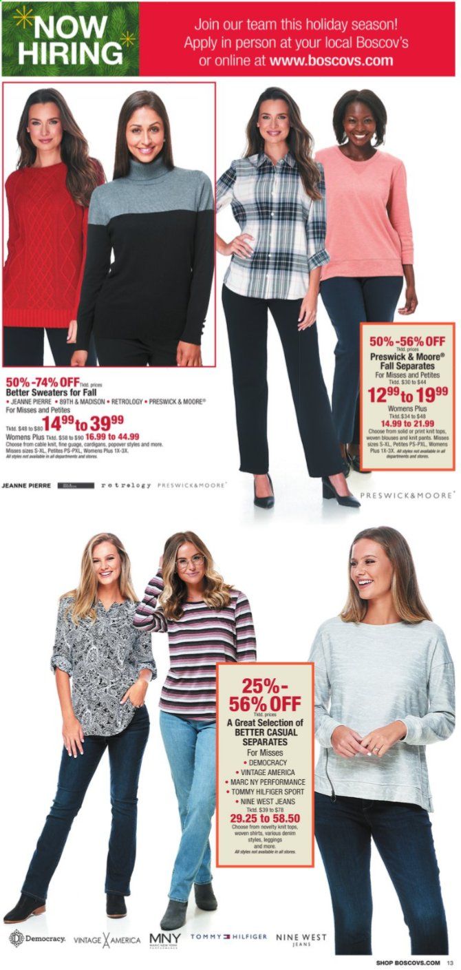 Boscov's Weekly Ad Flyer October 1 to October 7